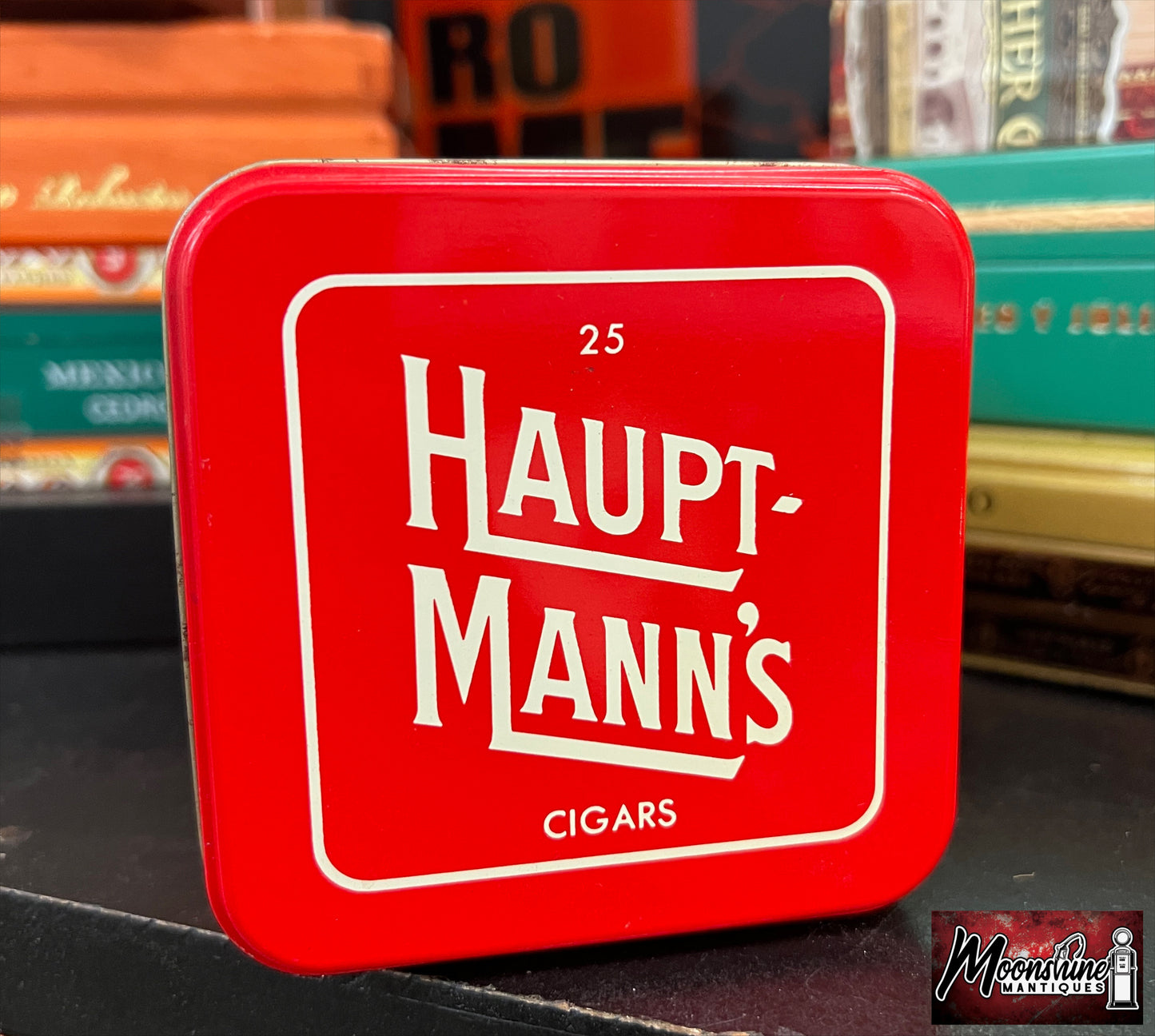 Vintage HAUPTMANN'S Cigar Tin - Free Shipping!