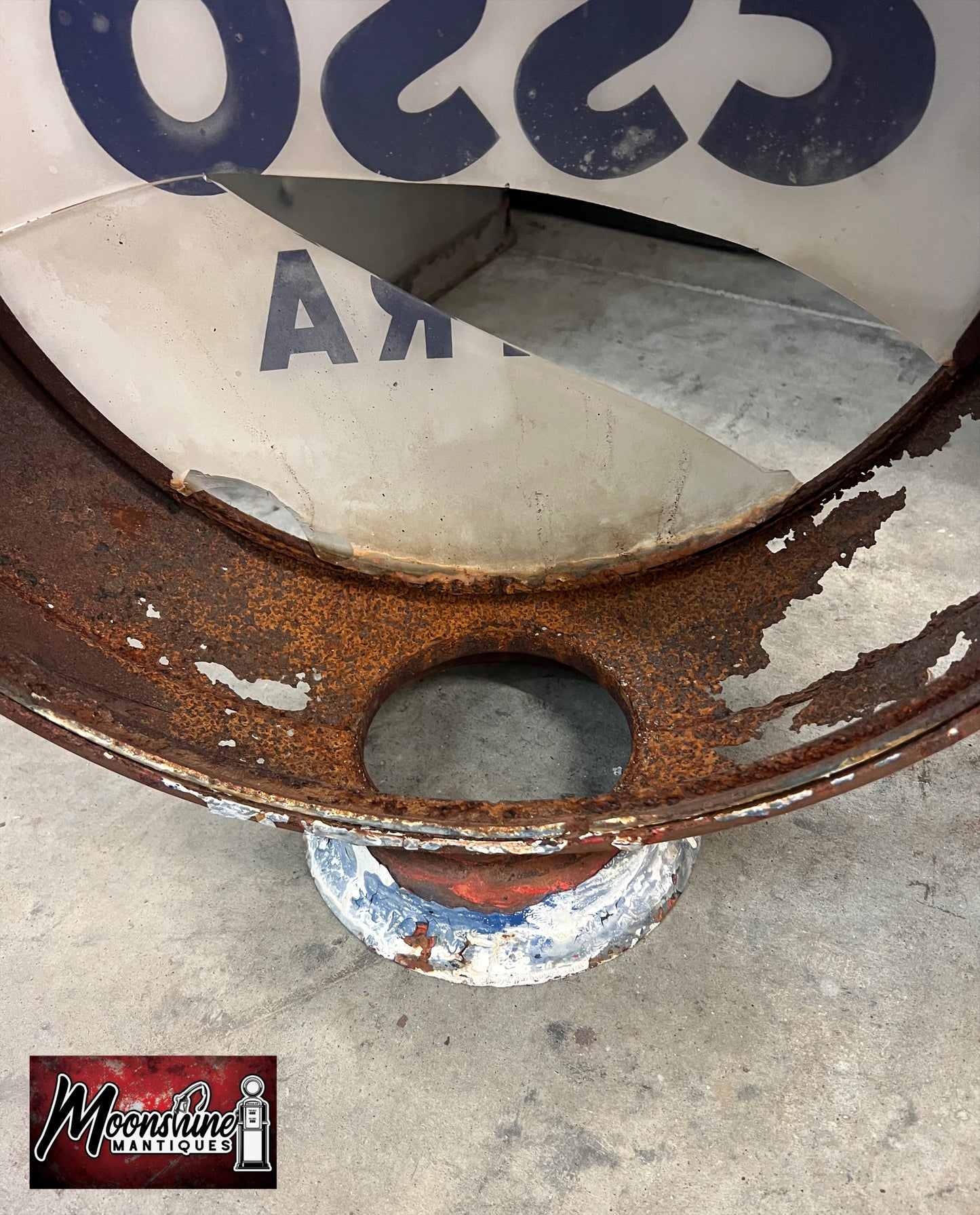 Vtg. Original ESSO EXTRA Gas Pump Globe - Free Shipping!