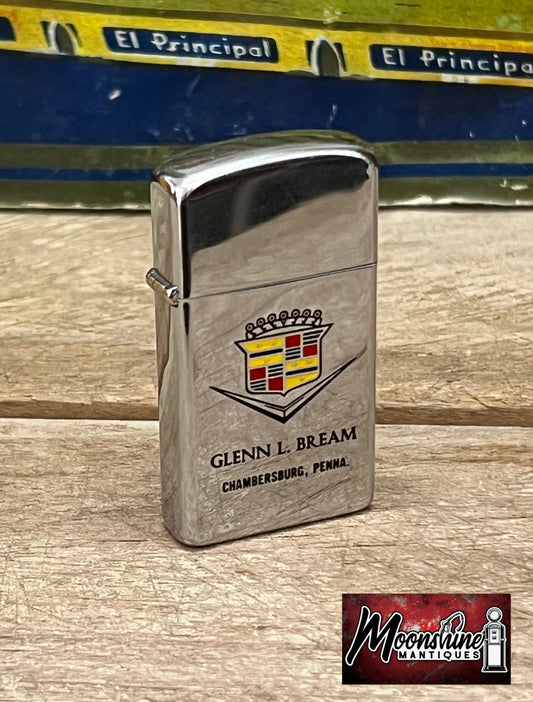 Vtg. 1960's CADILLAC Dealership Zippo Lighter - Free Shipping!