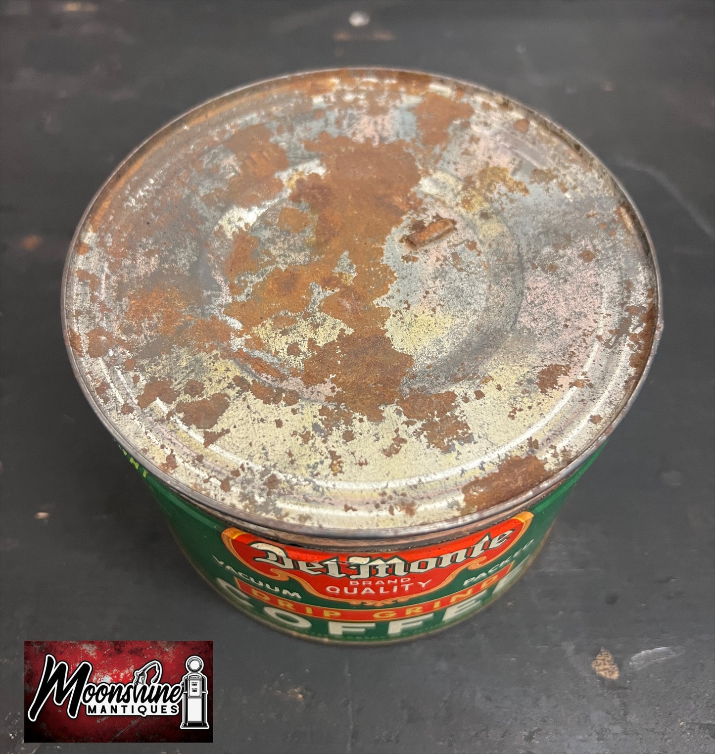Vtg. DEL-MONTE COFFEE Tin Can - Free Shipping!