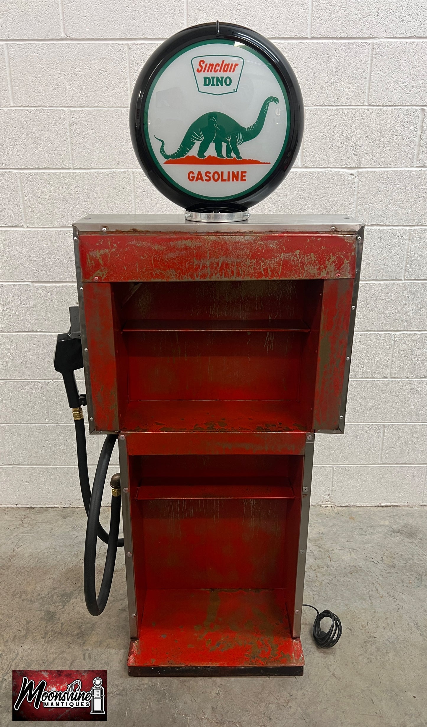 Rustoration 1960’s SINCLAIR Gilbarco Gas Pump w/ Shelves - Mancave Decor - Free Shipping!