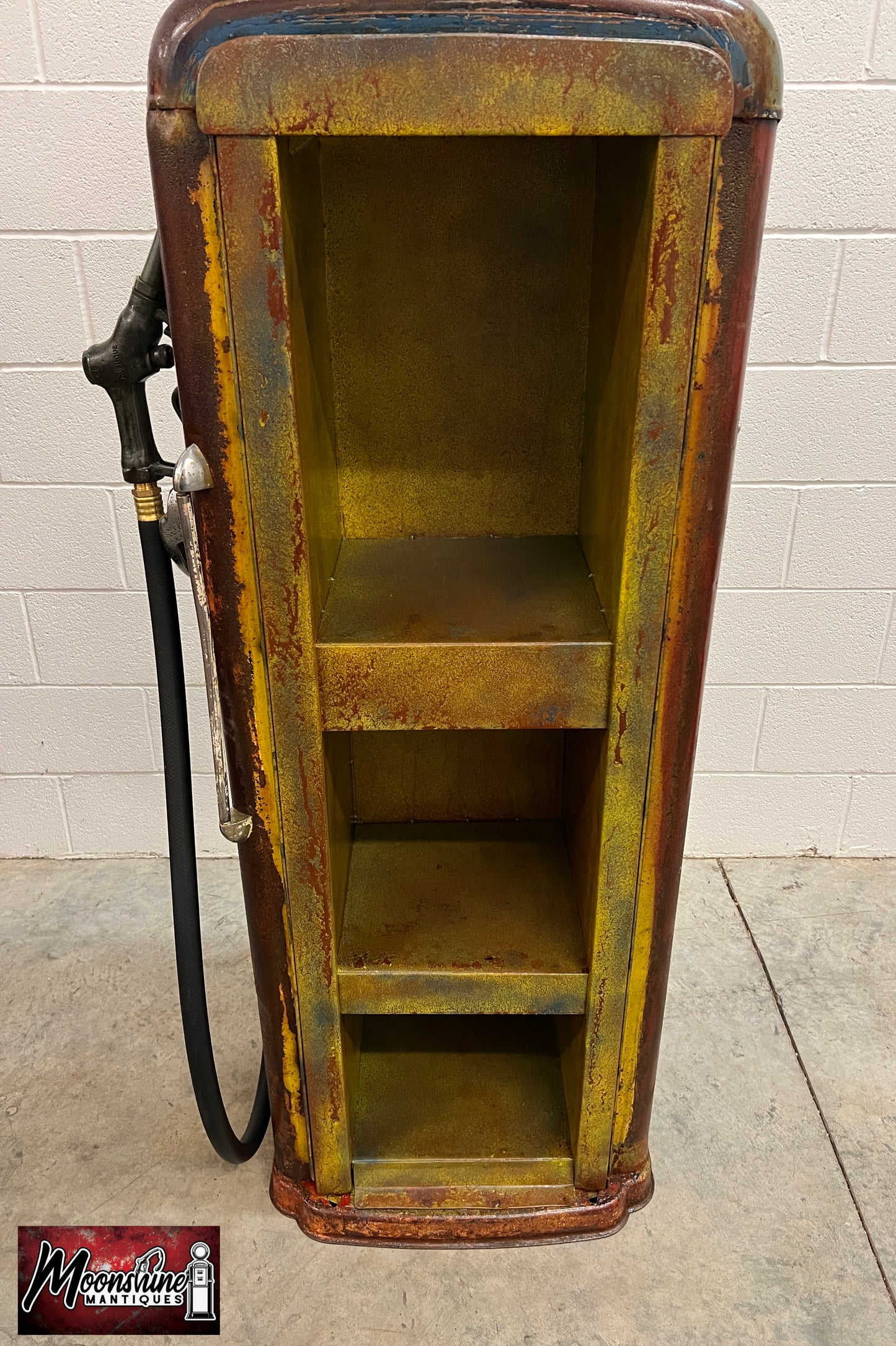 Rustoration 1940’s RICHFIELD Gilbarco Gas Pump w/ Shelves - Mancave Decor - Free Shipping!