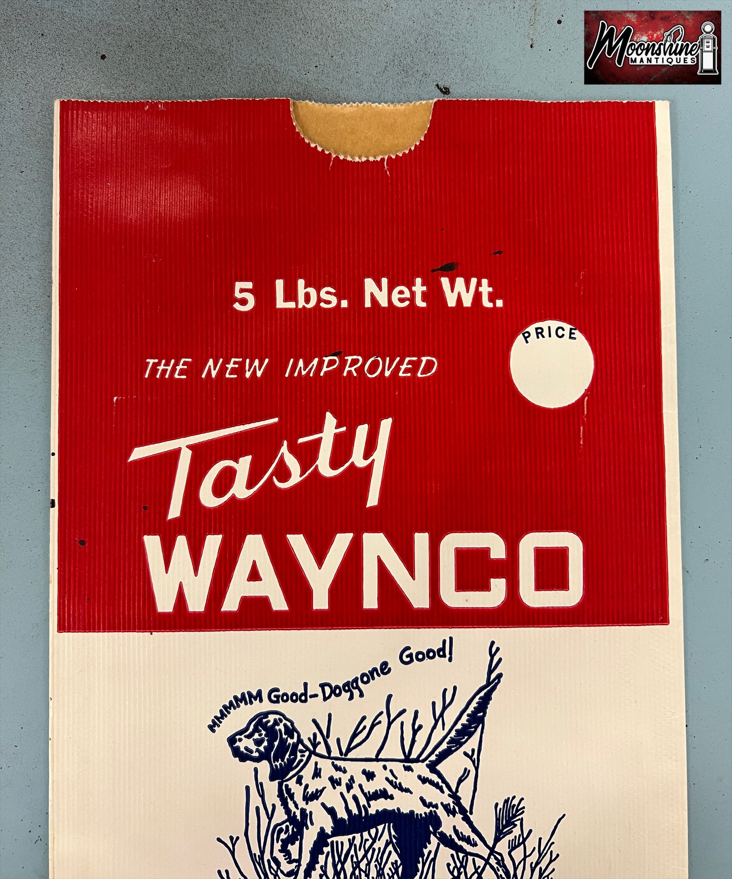 Vtg. Tasty WAYNCO Dog Food Bag - Free Shipping!