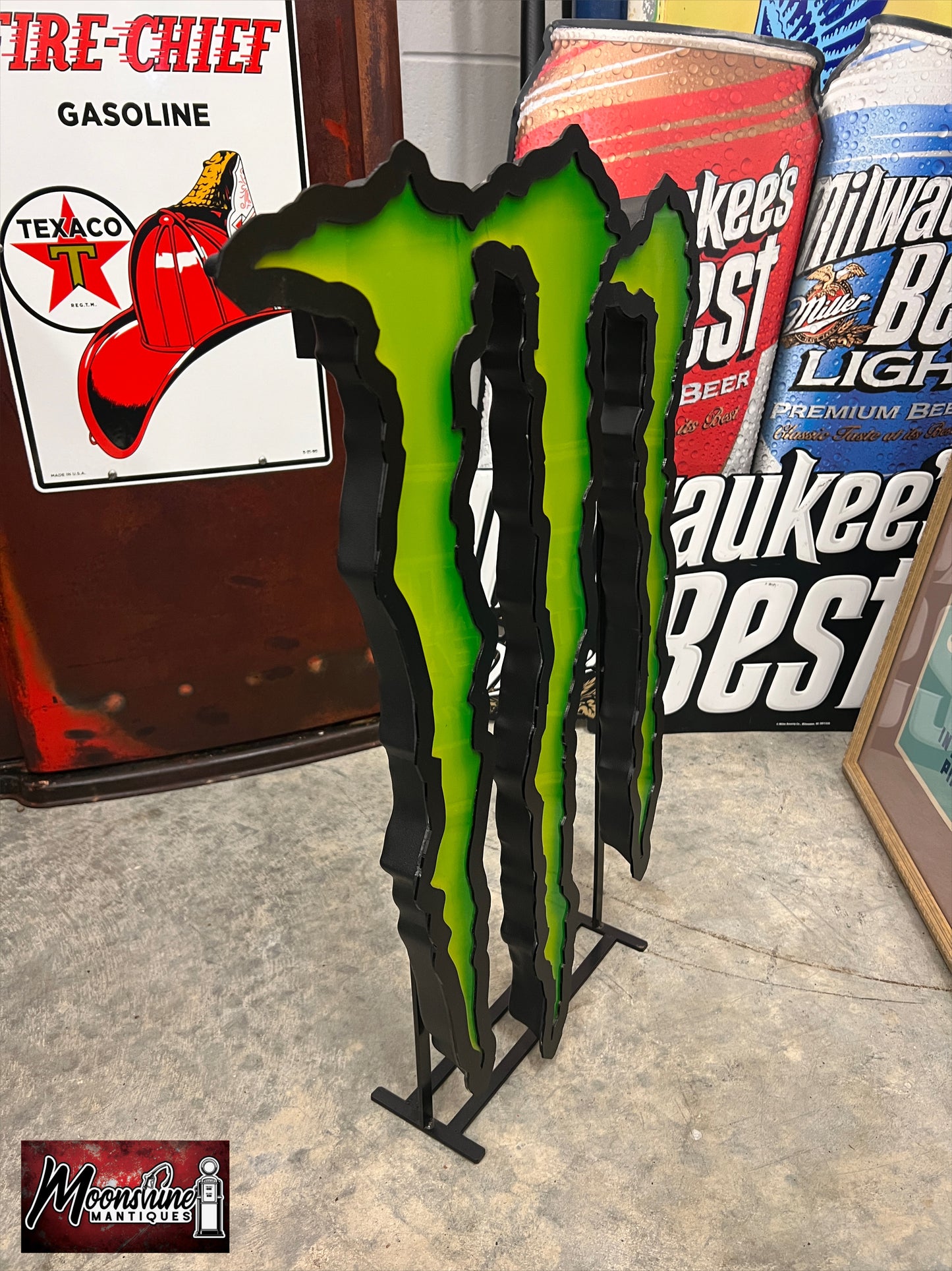 Monster Energy Lighted Promotional Sign - Free Shipping!