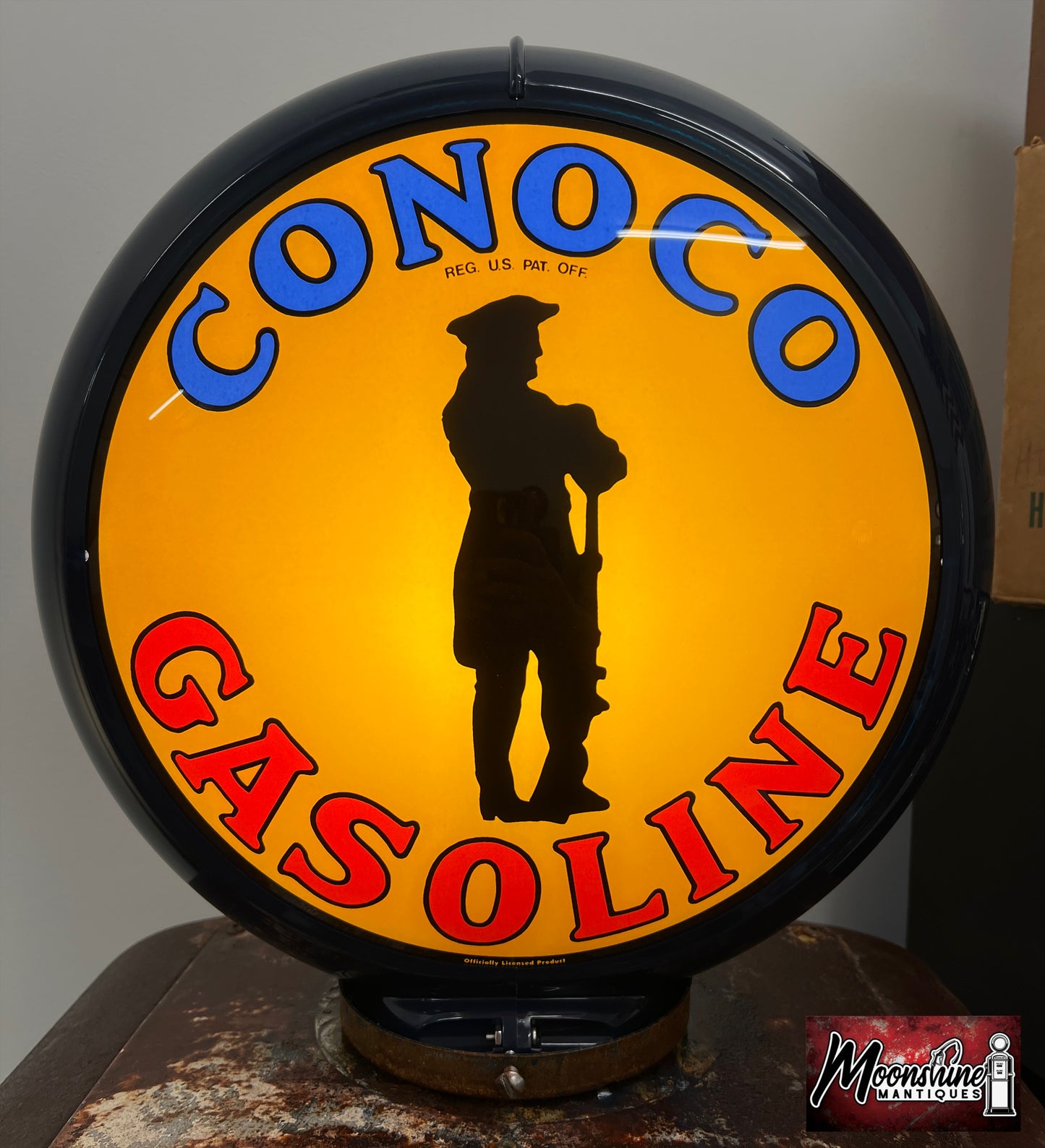 Rustoration 1940’s CONOCO GASOLINE Gilbarco Gas Pump w/ Shelves - Mancave Decor - Free Shipping!