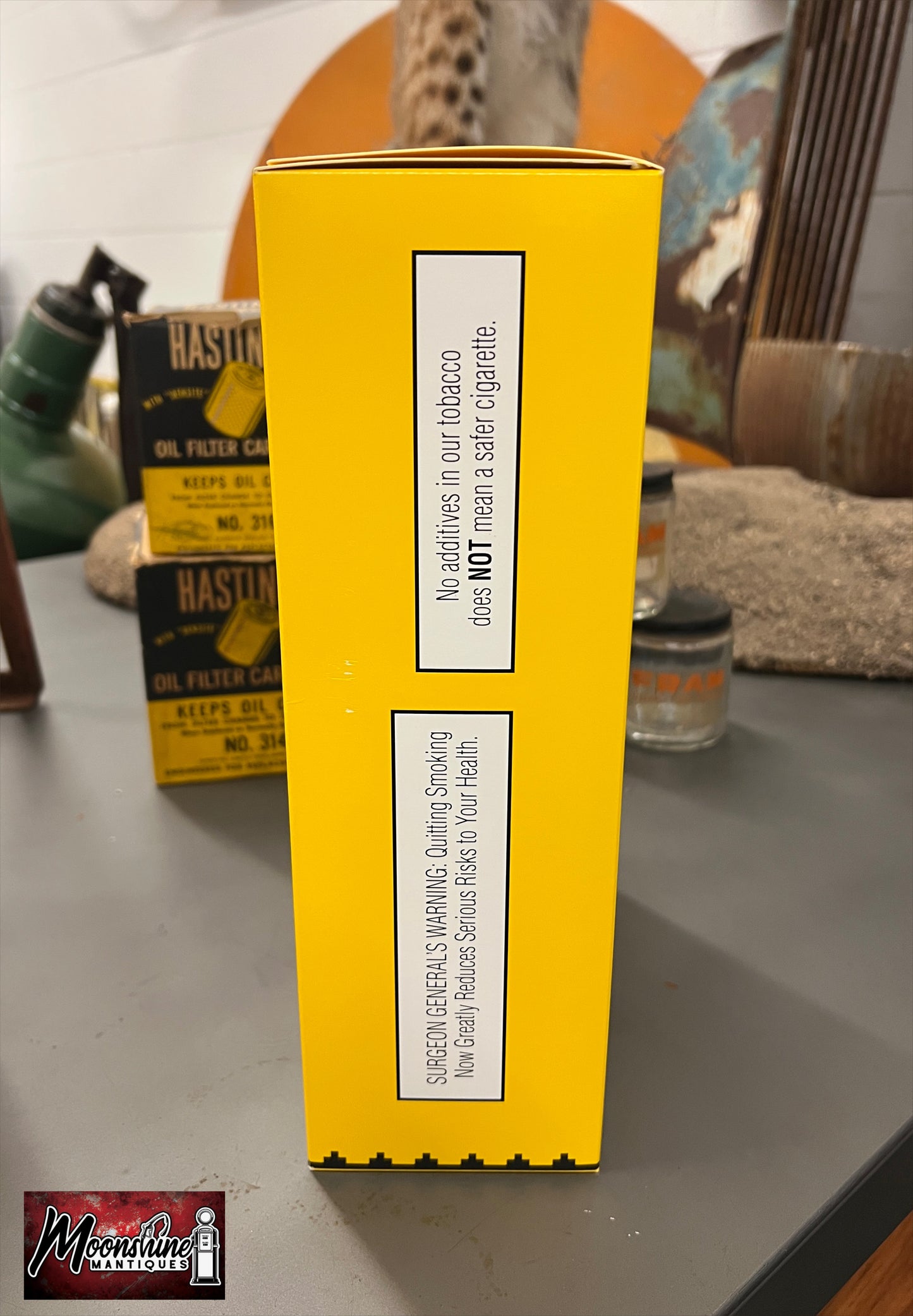 Natural American Spirit Tobacco Cardboard Cigarette Box Store Display / Sign - Free Shipping!
