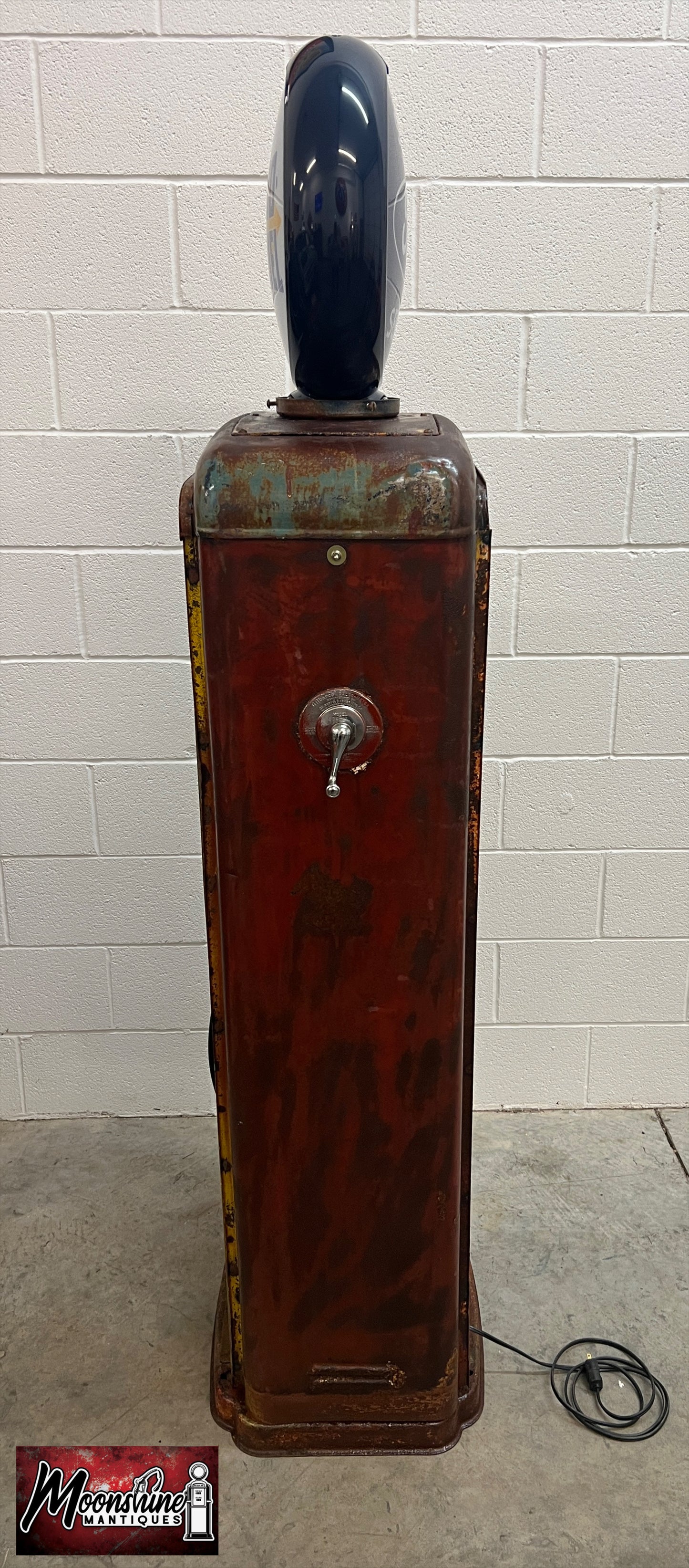 Rustoration 1940’s SUNOCO DYNAFUEL Gilbarco Gas Pump w/ Shelves - Mancave Decor - Free Shipping!