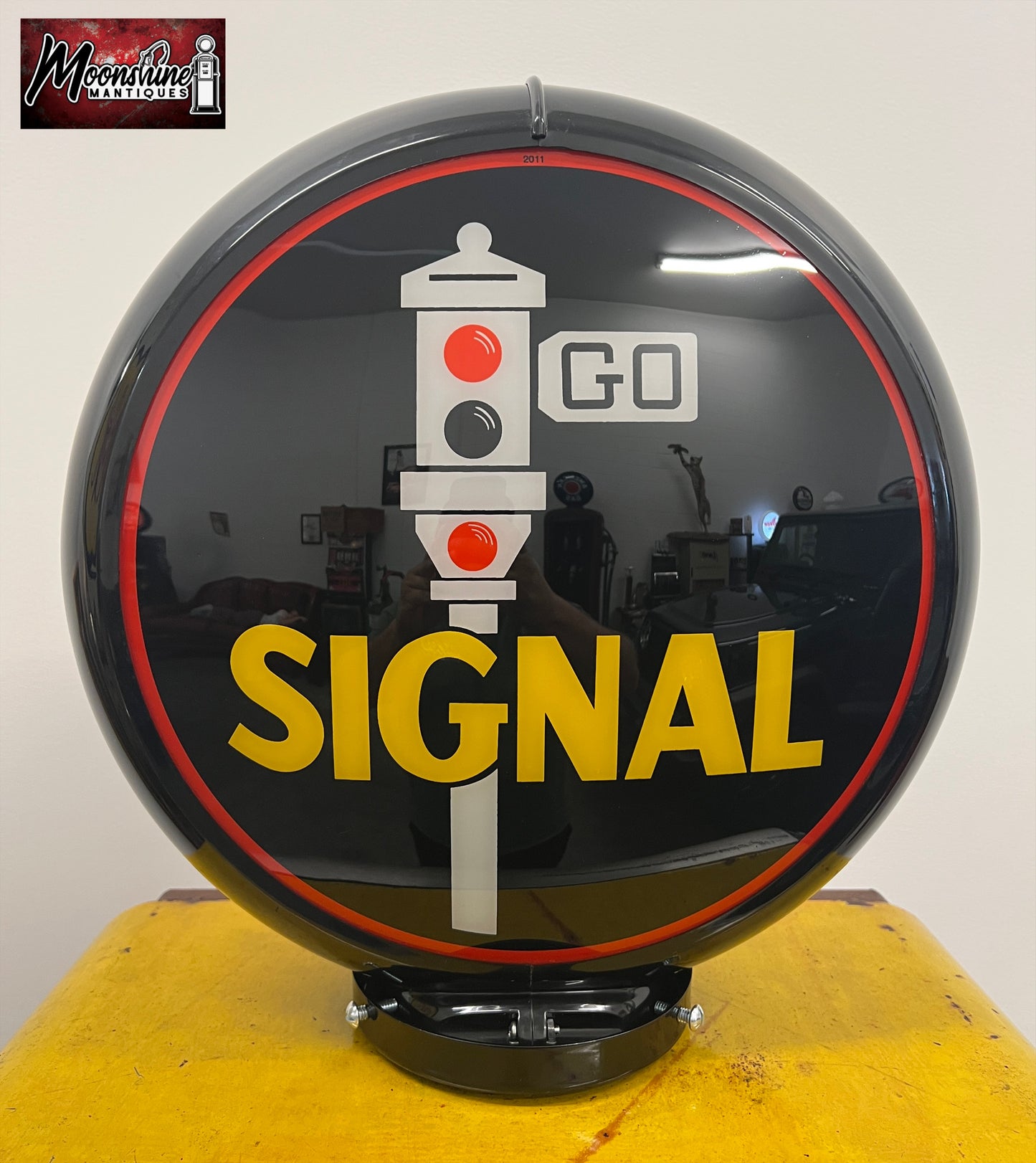 Rustoration 1940’s SIGNAL GASOLINE Bowser Gas Pump w/ Shelves - Mancave Decor - Free Shipping!