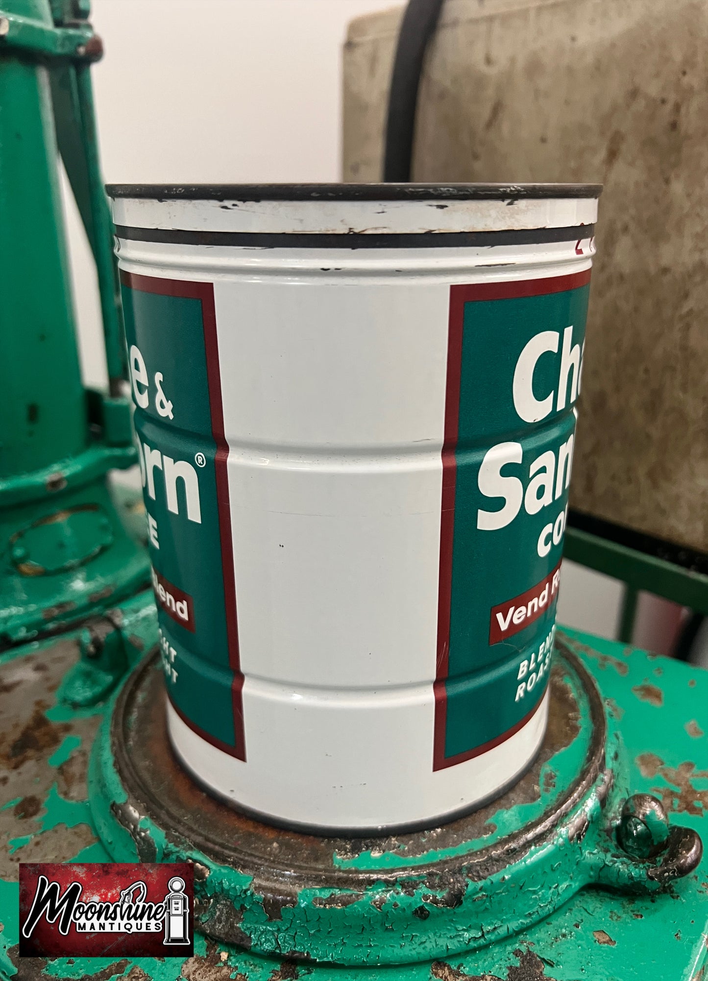 Vtg. CHASE & SANBORN Coffee Tin Can - Free Shipping!