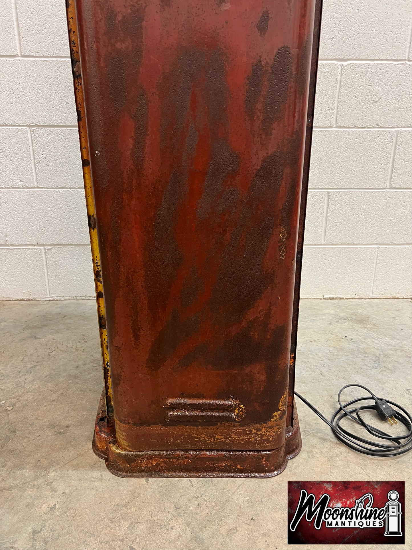 Rustoration 1940’s GOLDEN WEST Gilbarco Gas Pump w/ Shelves - Mancave Decor - Free Shipping