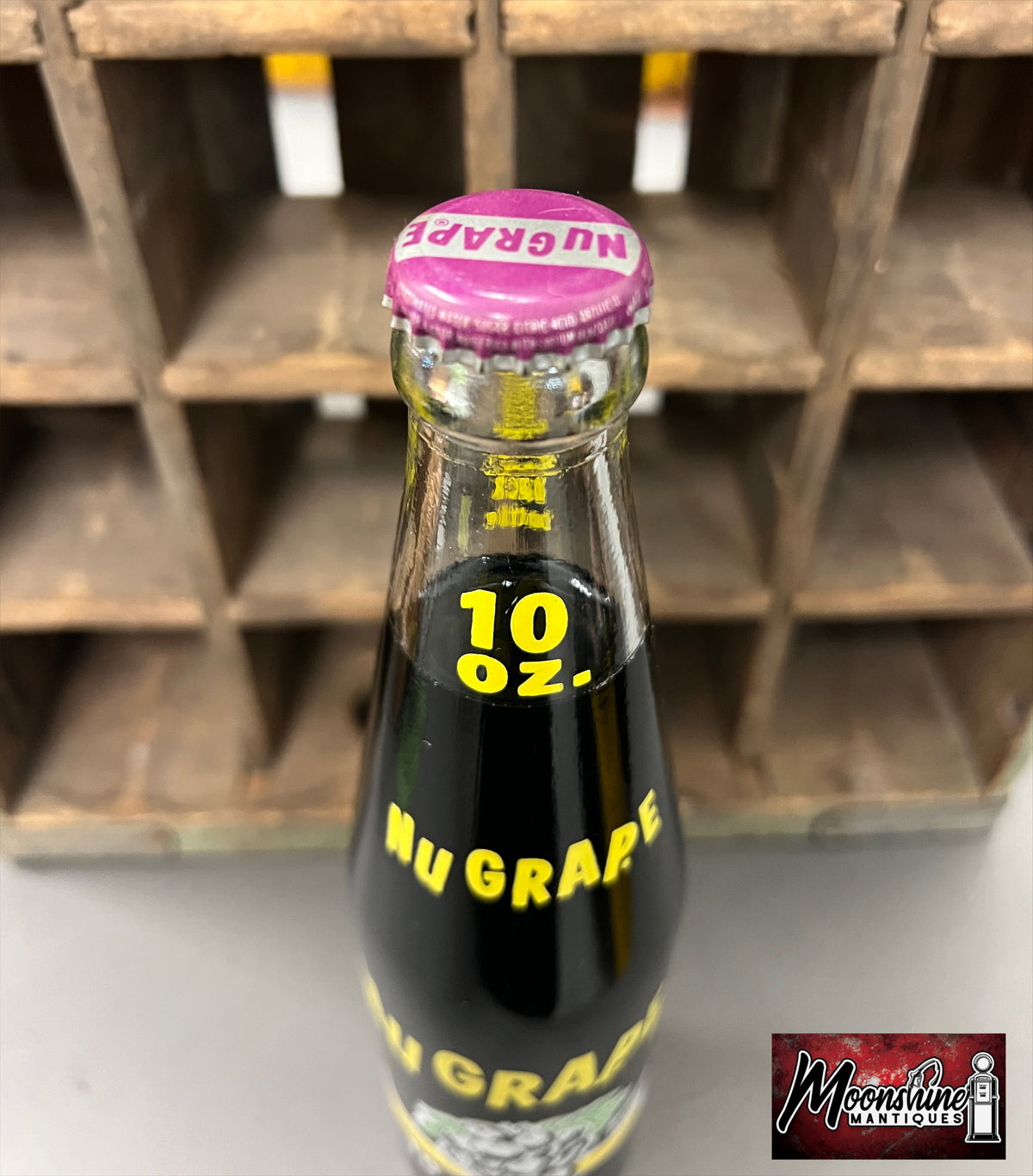 Vtg. NuGrape Soda Bottle 10oz. - Free Shipping!