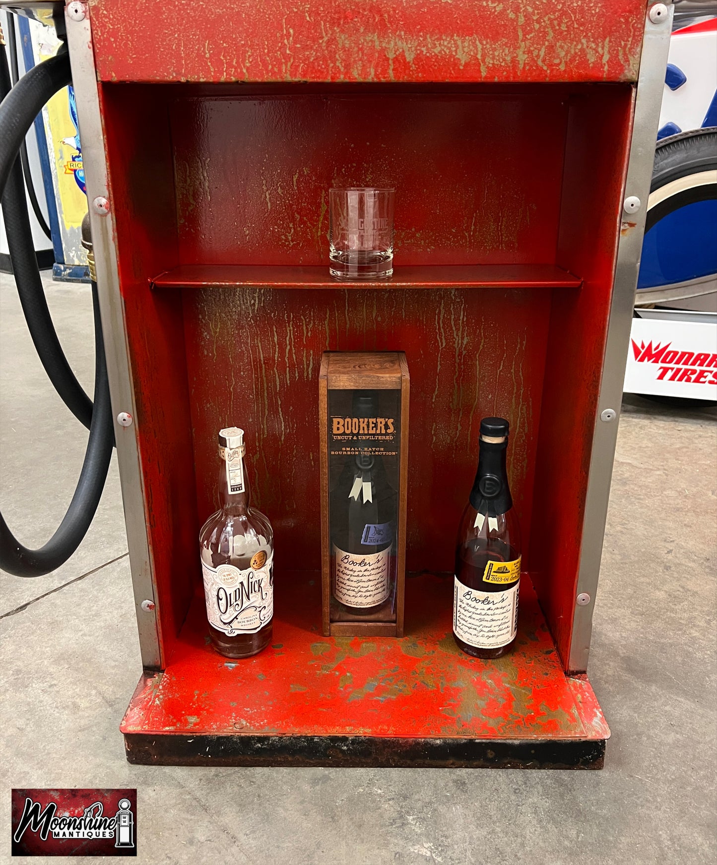 Rustoration 1960’s SINCLAIR Gilbarco Gas Pump w/ Shelves - Mancave Decor - Free Shipping!