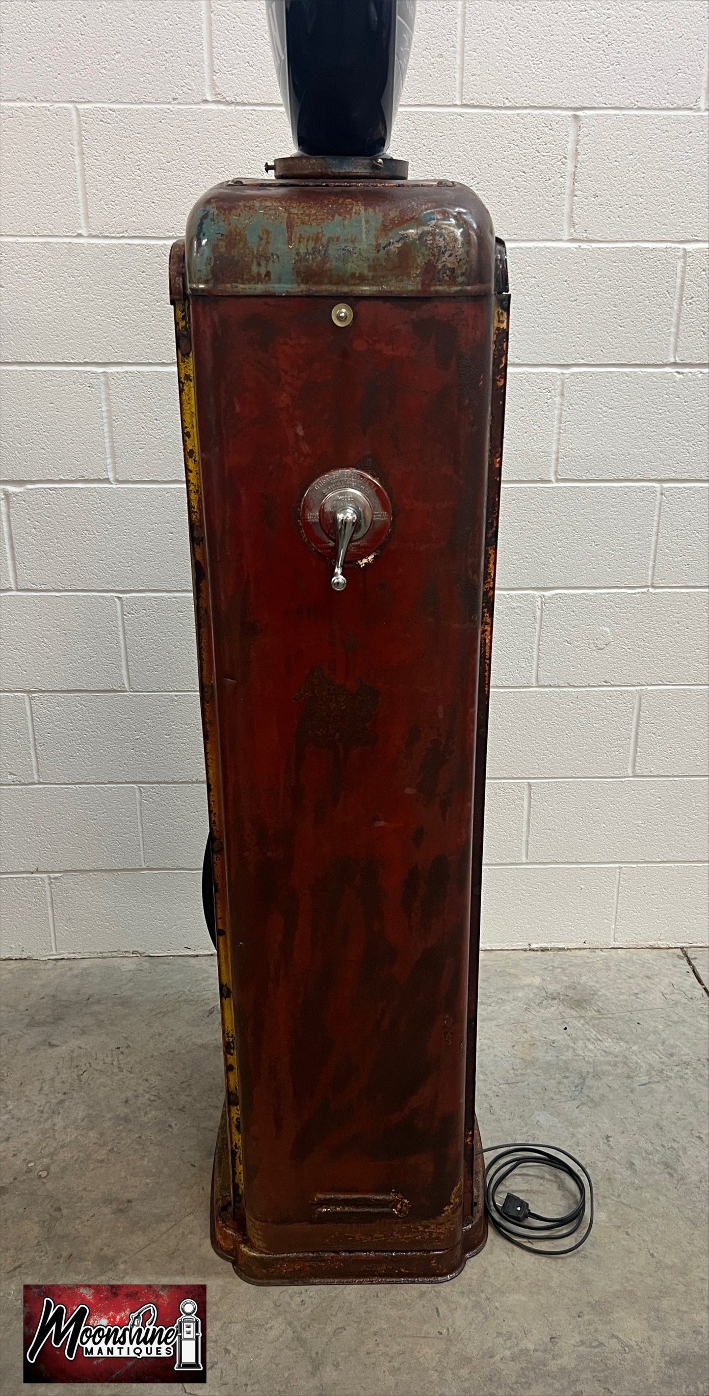 Rustoration 1940’s INDIAN GASOLINE Gilbarco Gas Pump w/ Shelves - Mancave Decor - Free Shipping!