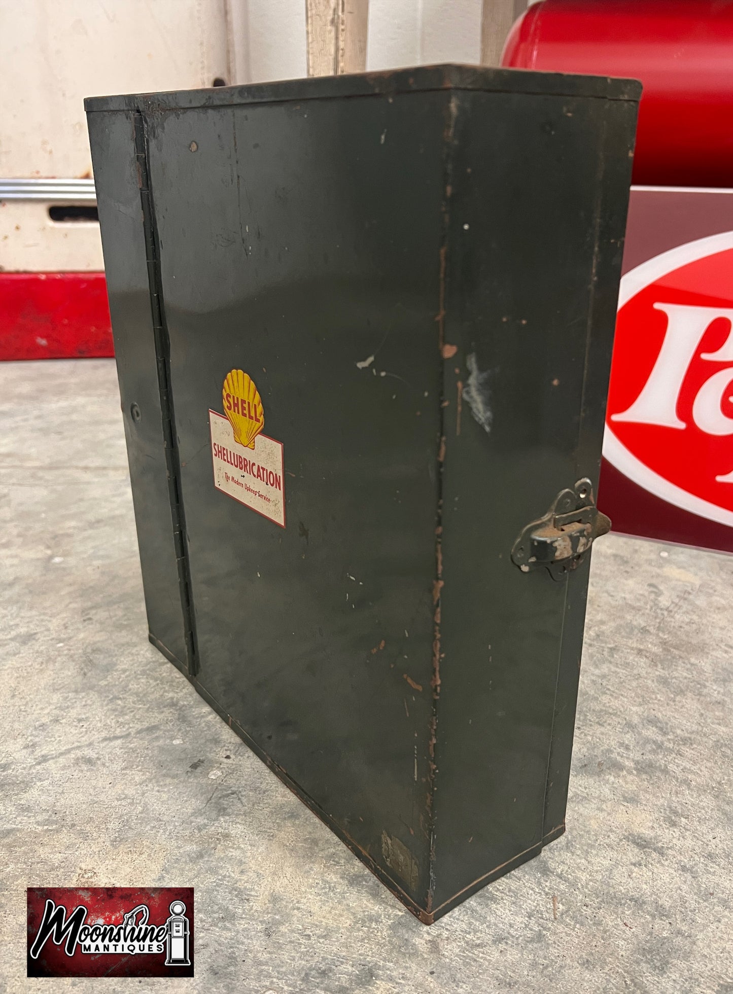 Vtg. SHELL Shellubrication Service File Box - Gas & Oil - Free Shipping!