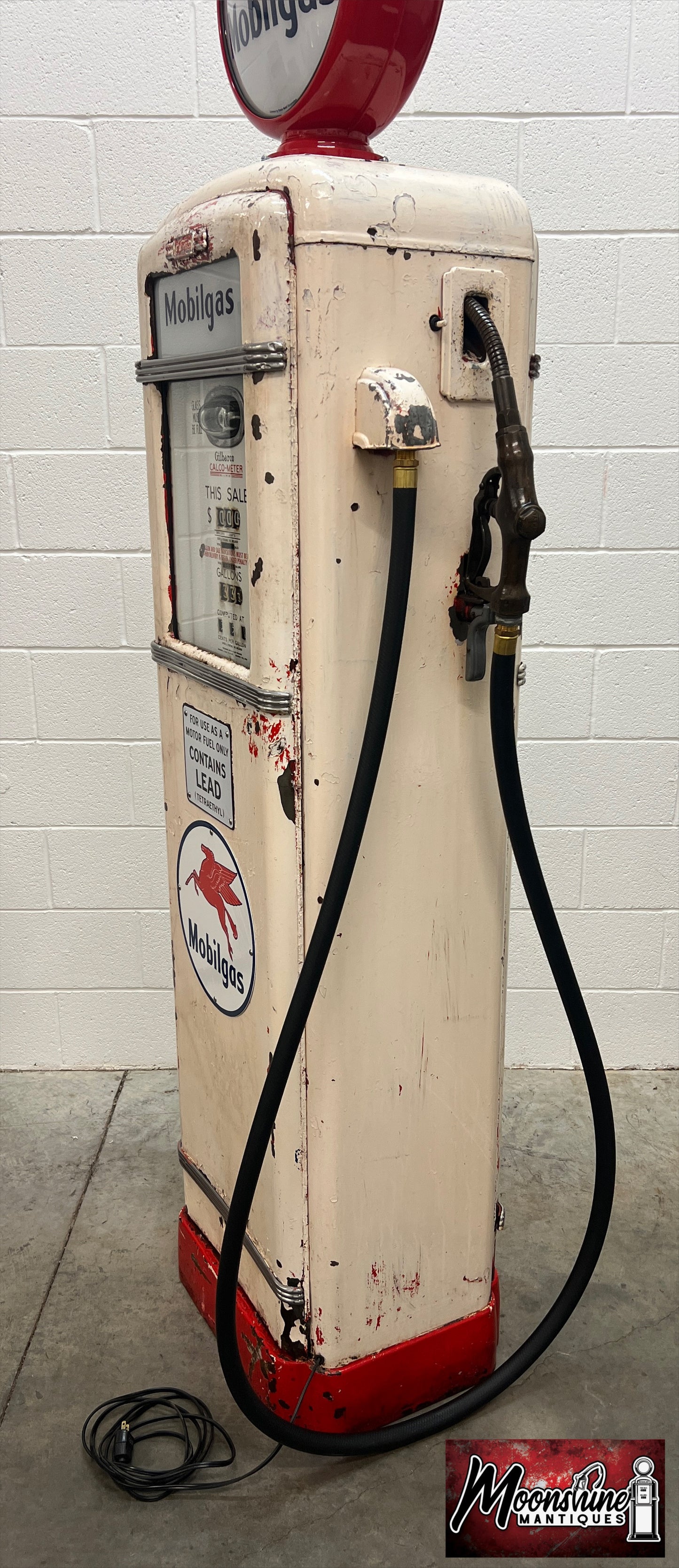 1930’s MOBIL Mobilgas Gilbarco Gas Pump - Rustoration - Shipping Available!