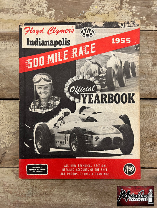 Floyd Clymer's 1955 Indianapolis 500 Race Yearbook - Free Shipping!