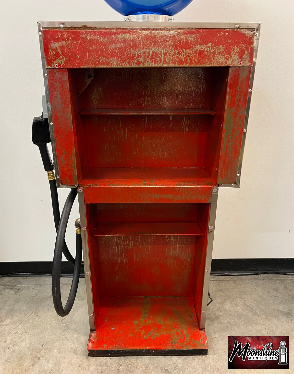 Rustoration 1960’s TEXACO MARINE Gilbarco Gas Pump w/ Shelves - Free Shipping!