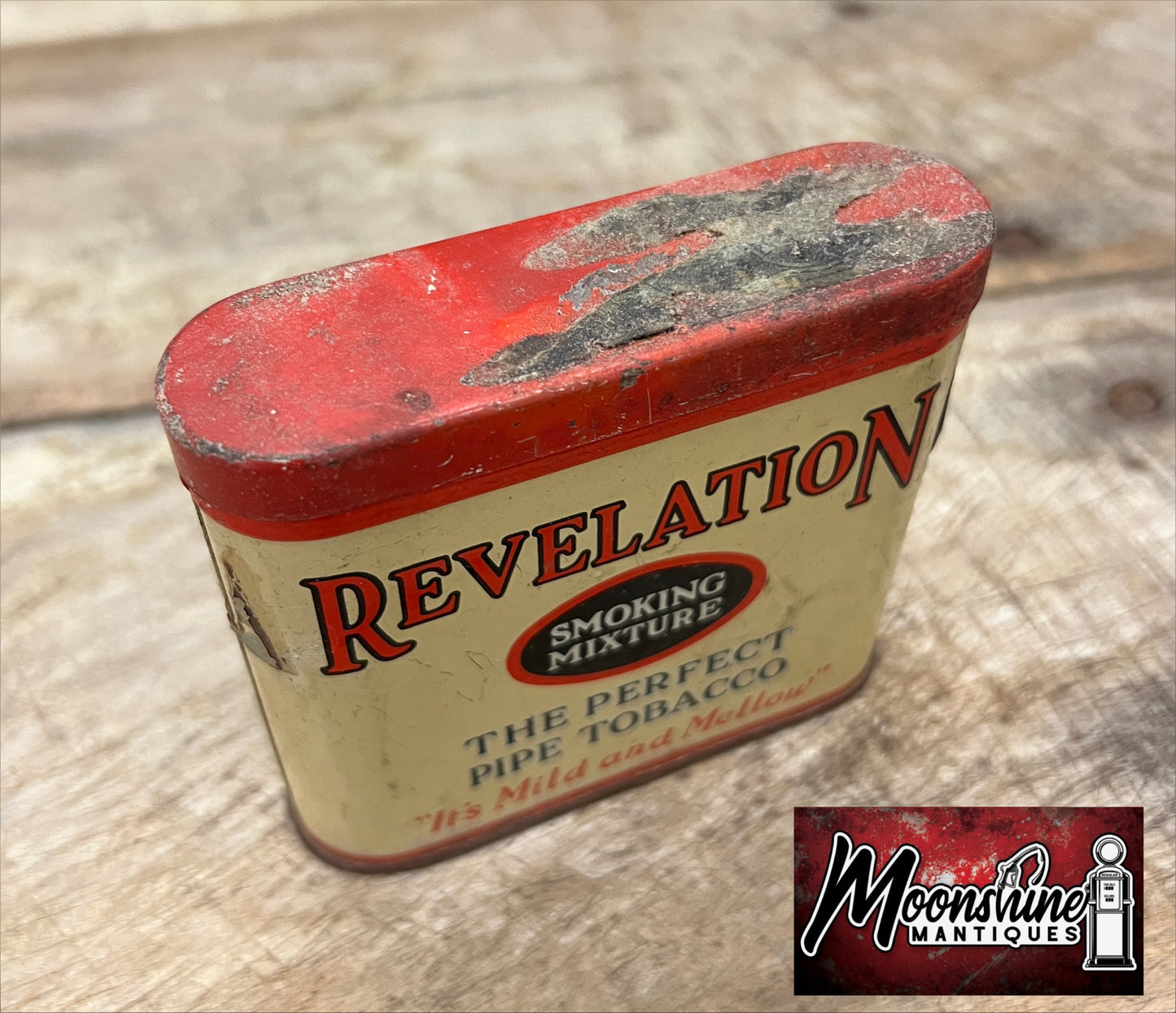 Vtg. REVELATION Pipe Tobacco Tin - Philip Morris - Free Shipping!