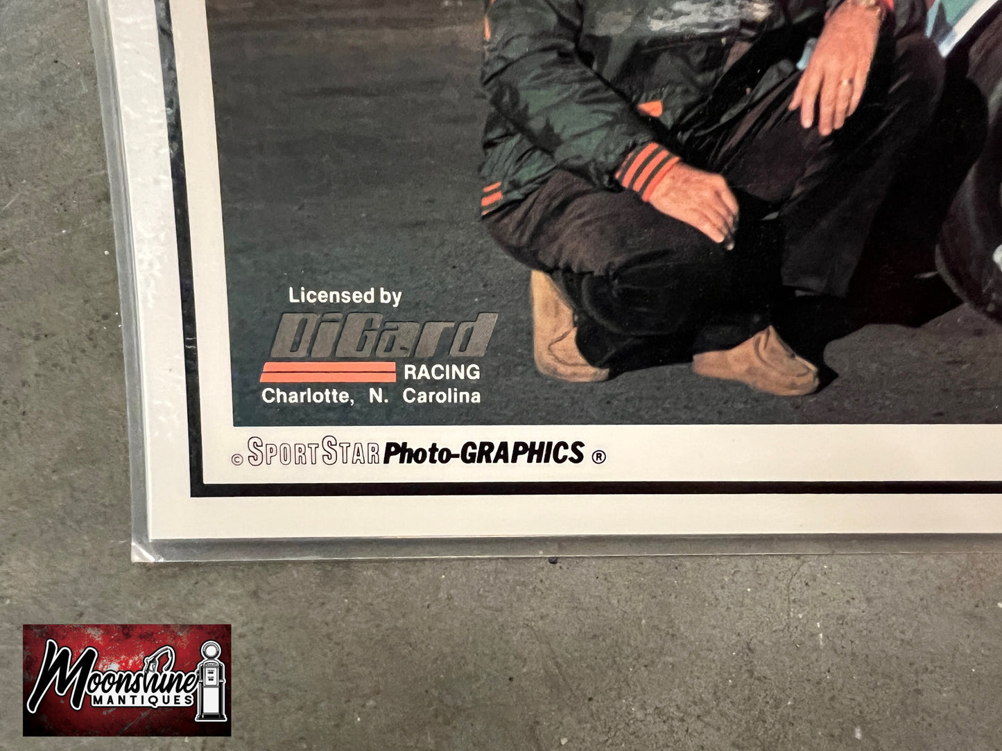 1980’s SportStar Photo Graphics NASCAR Bobby Allison Gatorade Poster / Placemat - Free Shipping!