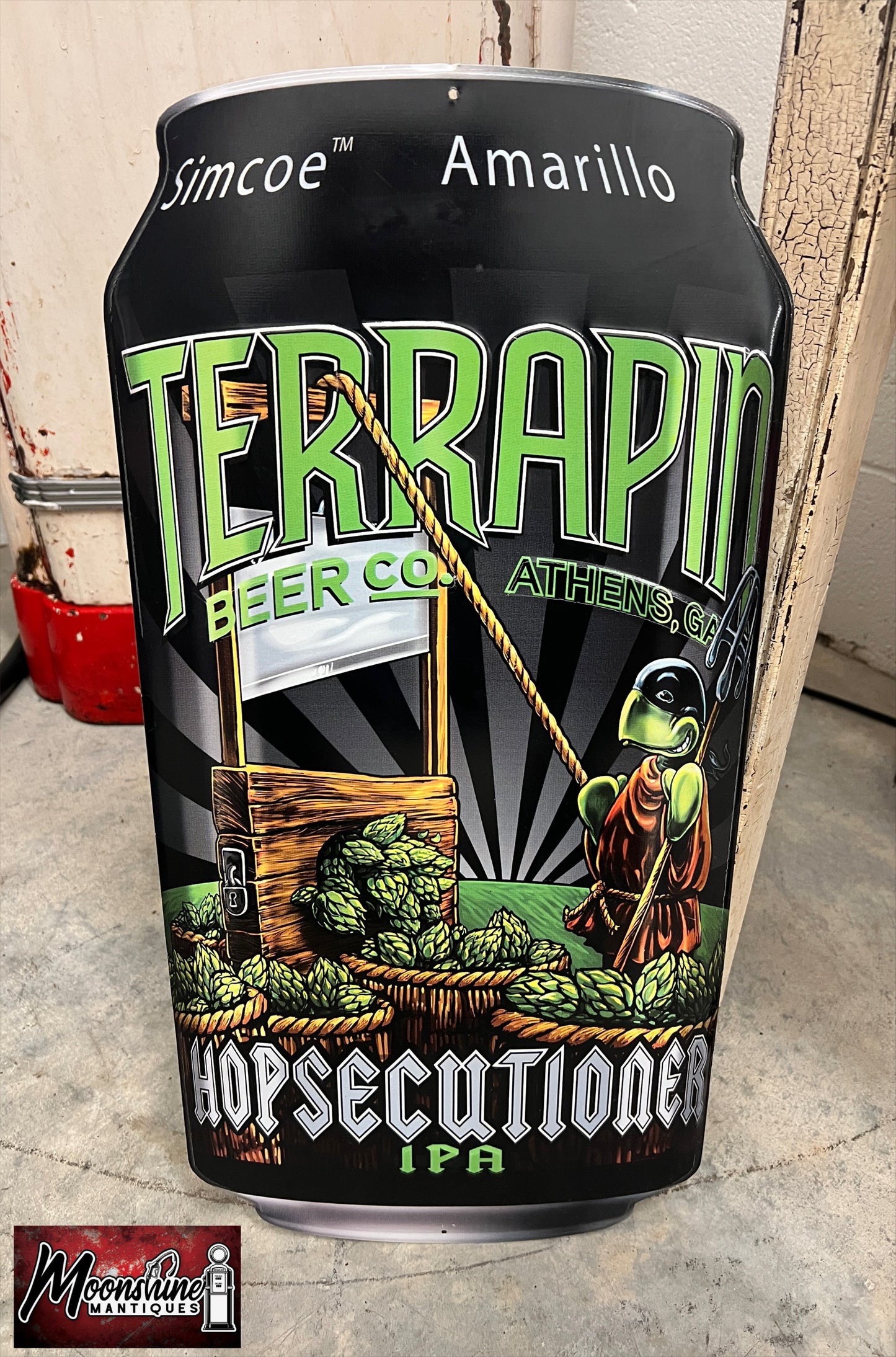 Terrapin Beer Co. Hopsecutioner IPA Beer Can Sign - Free Shipping!