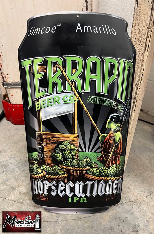 Terrapin Beer Co. Hopsecutioner IPA Beer Can Sign - Free Shipping!