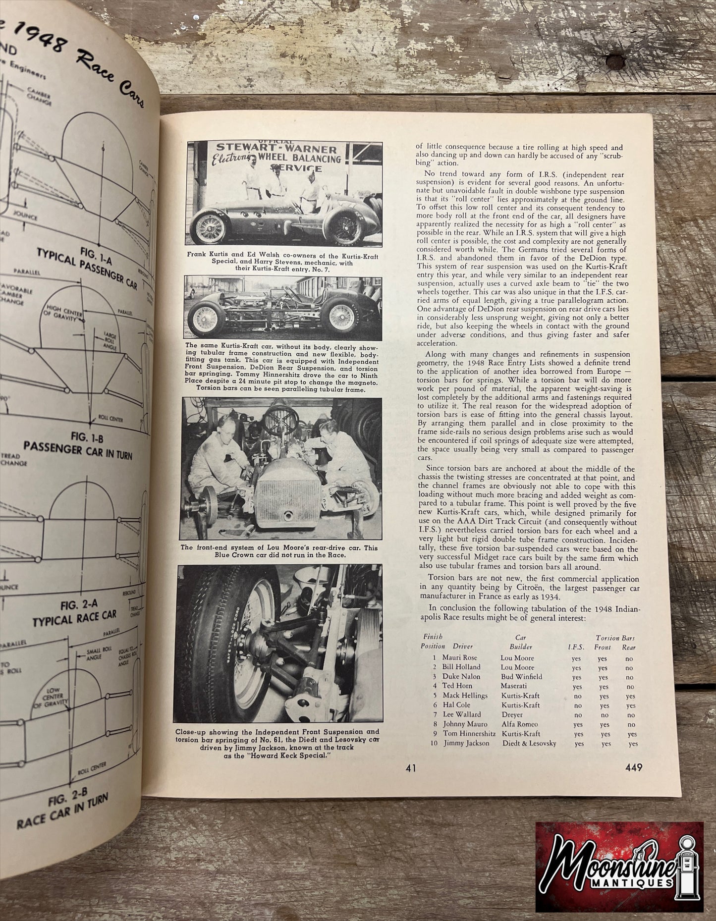 Floyd Clymer's 1948 Indianapolis 500 Race Yearbook - Free Shipping!