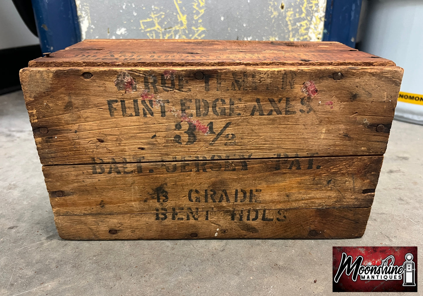 Vtg. Kelly Axe & Tool Co. / True Temper Wooden Shipping Crate - Free Shipping!