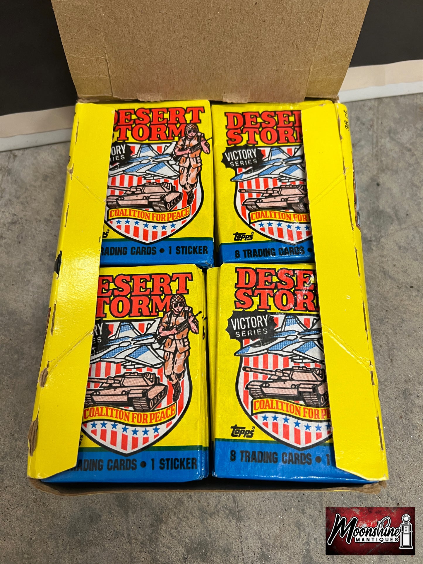 Topps 1991 Desert Storm Trading Cards Victory Series 36 New Sealed Packs in Box - Free Shipping!