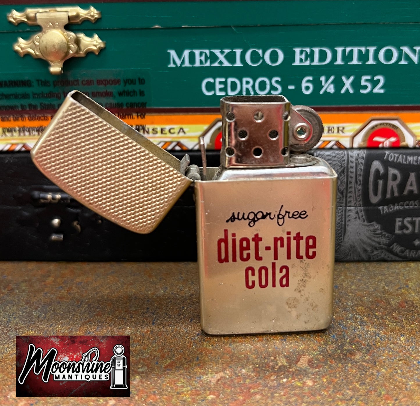 RARE - Vtg. Diet Rite Sugar Free Cola Lighter - Free Shipping!
