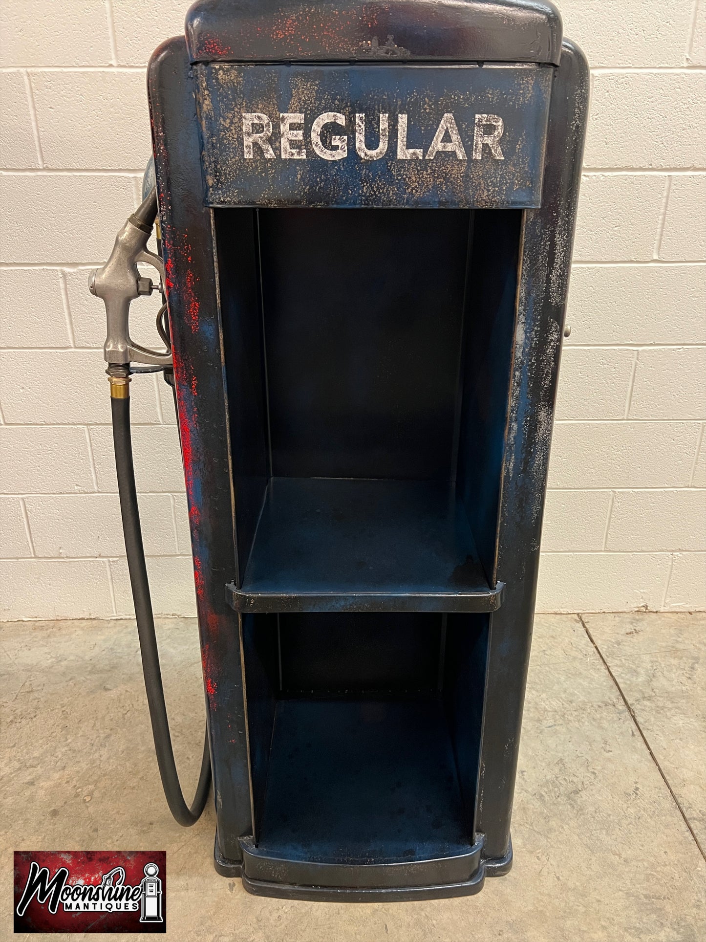 Rustoration 1950’s MOBIL MARINE Tokheim Gas Pump w/ Shelves - Mancave Decor - Shipping Available!