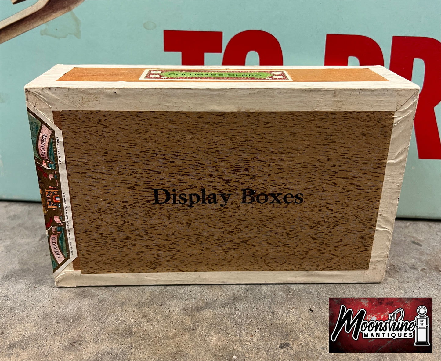 RARE Vtg. BERING CIGARS Display Box / Cigar Store - Free Shipping!