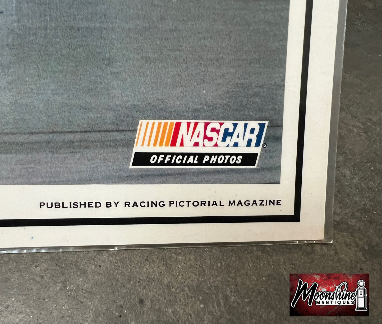 1980’s SportStar Photo Graphics NASCAR Bobby Allison Tuf-Lon Poster / Placemat - Free Shipping!