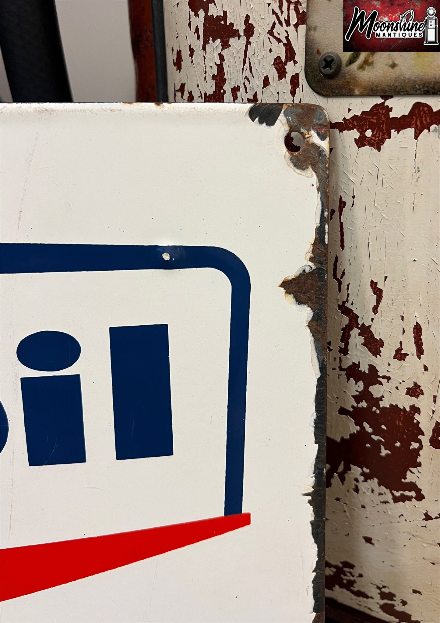 1960's MOBIL GASOLINE Porcelain Gas Pump Plate Sign - Gas & Oil - Free Shipping!