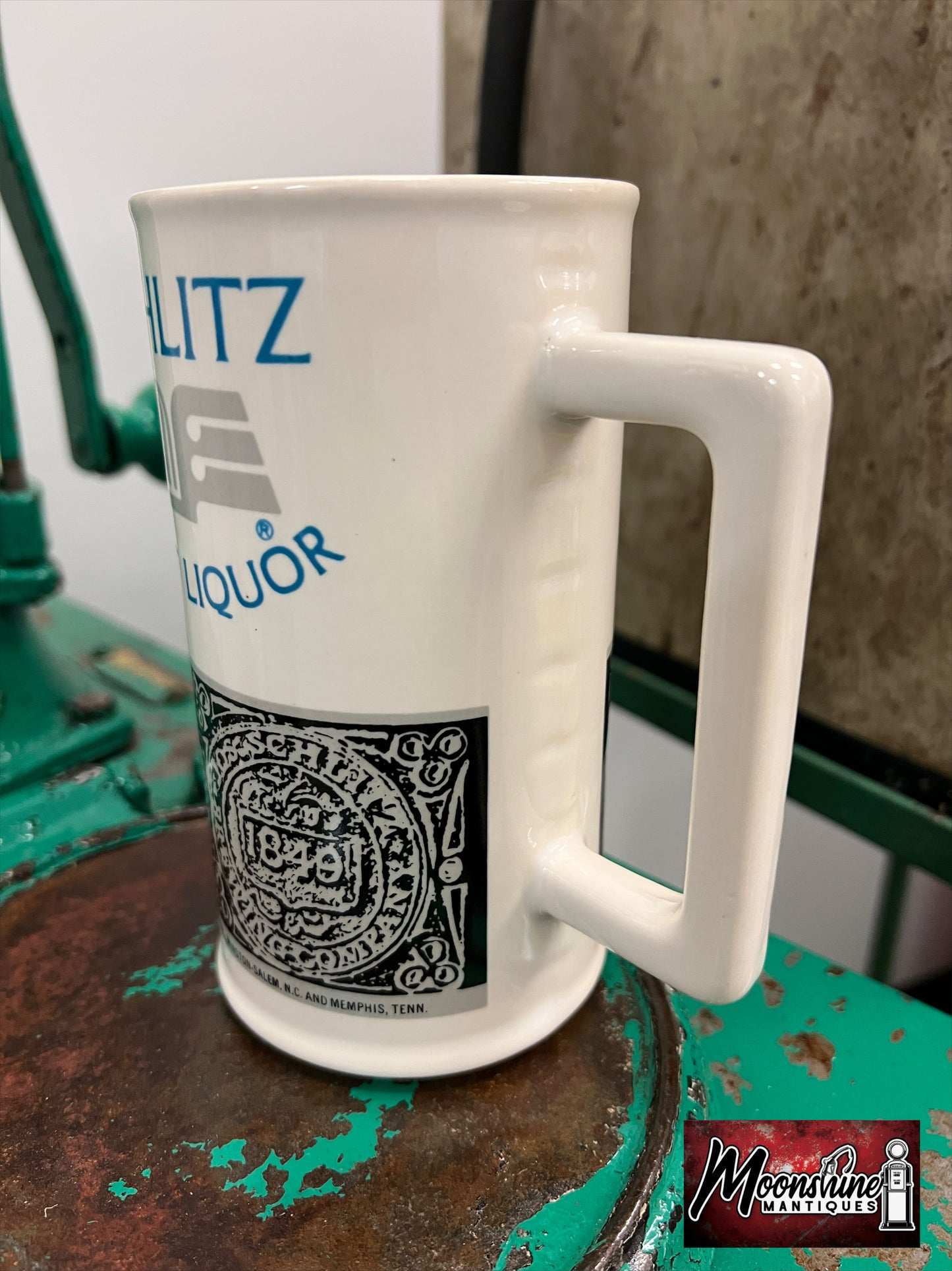 Vtg. 1970's SCHLITZ Malt Liquor McCoy USA Beer Stein - Free Shipping!