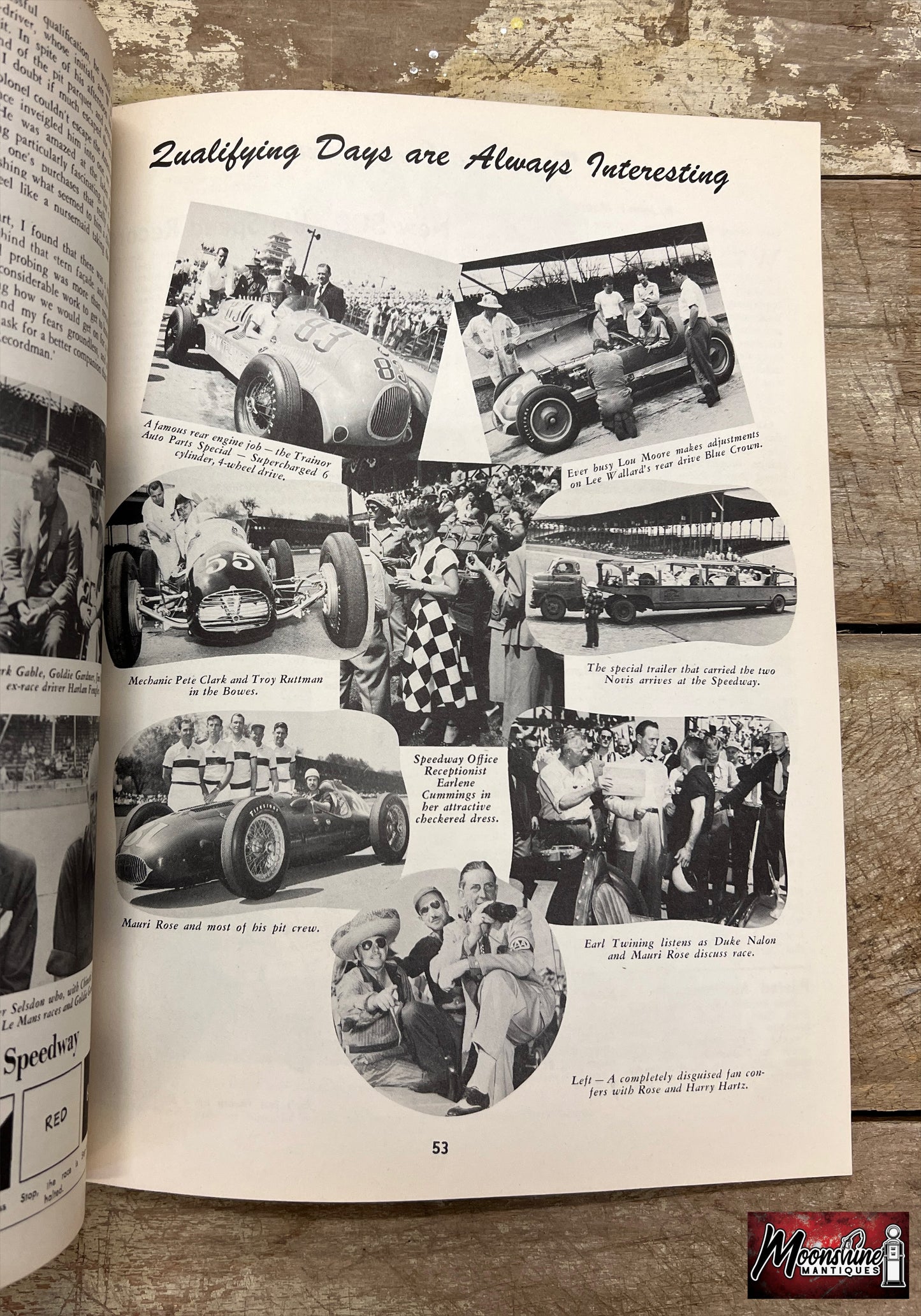 Floyd Clymer's 1950 Indianapolis 500 Race Yearbook - Free Shipping!