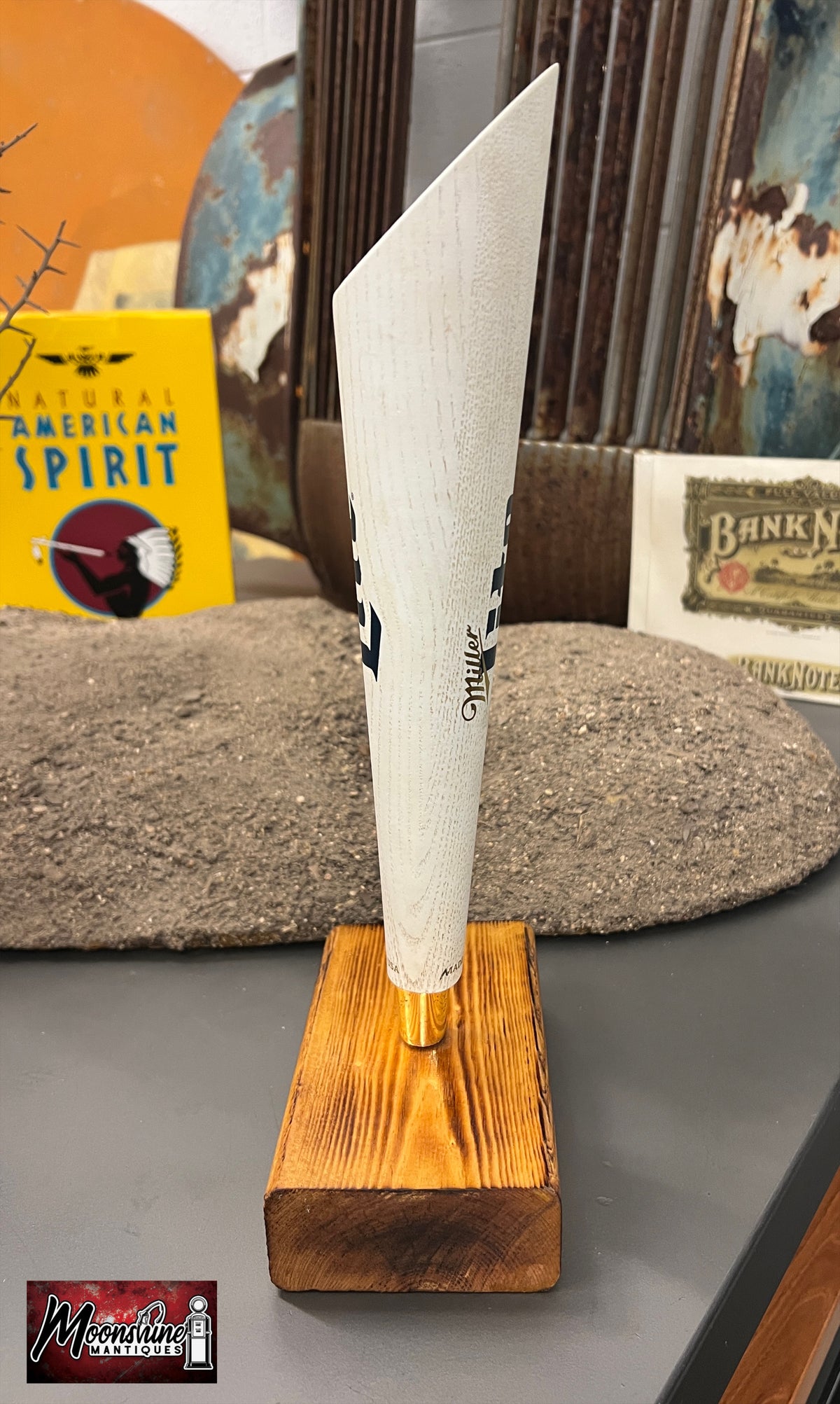 Vtg. MILLER LITE Beer 12" Tap Handle - Free Shipping!