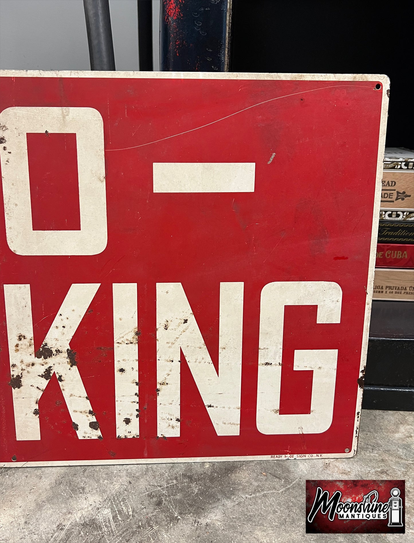 Vtg. NO SMOKING Sign - Free Shipping!