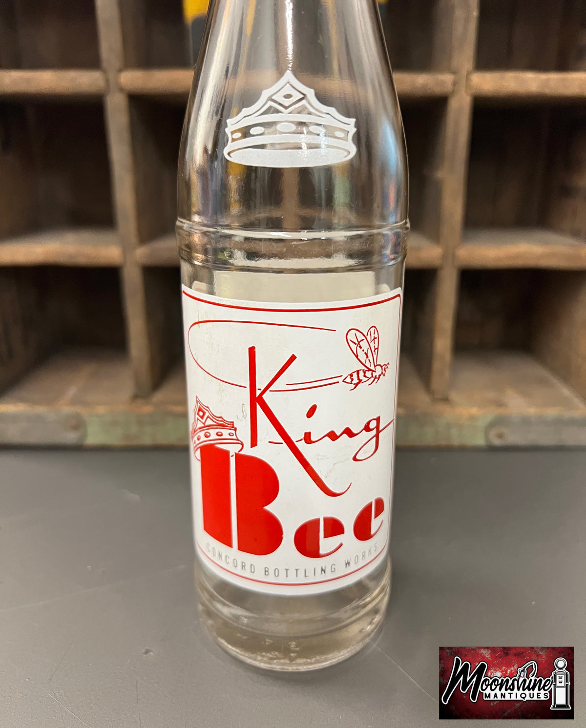 Vtg. King Bee ACL 9oz. Soda Bottle - Concord, NC - Free Shipping!