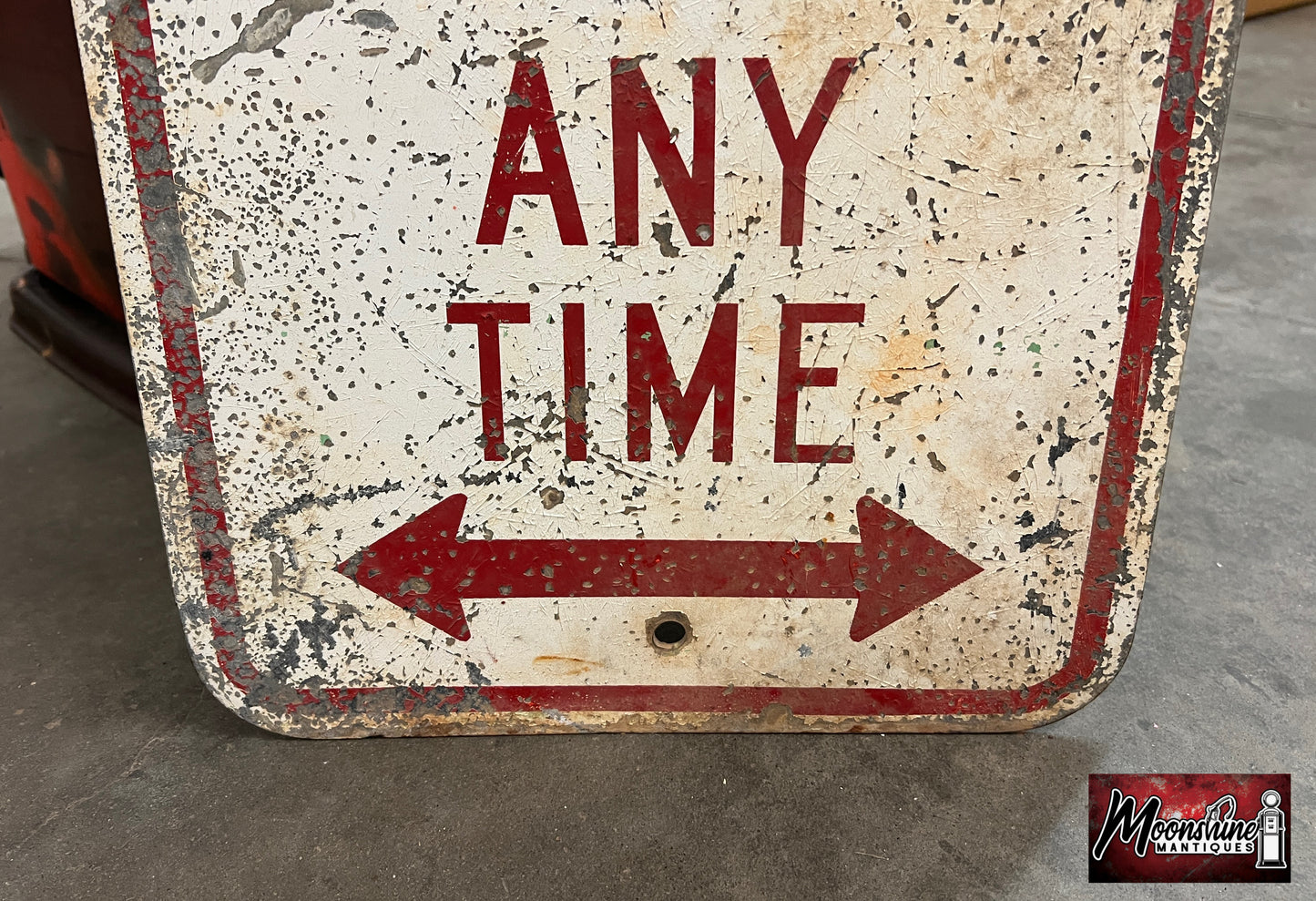 Vtg. 1950's NO PARKING Sign - Free Shipping!