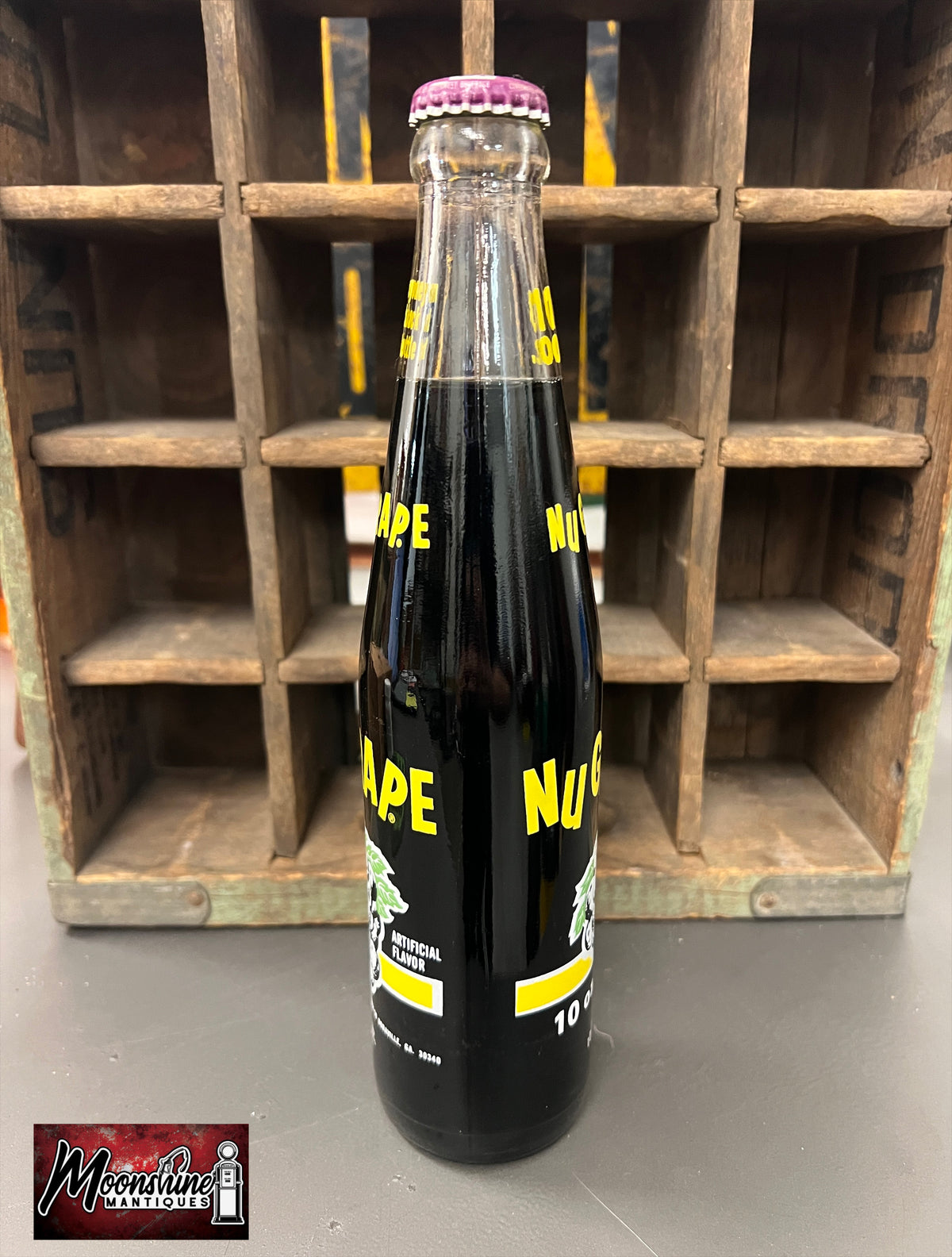Vtg. NuGrape Soda Bottle 10oz. - Free Shipping!
