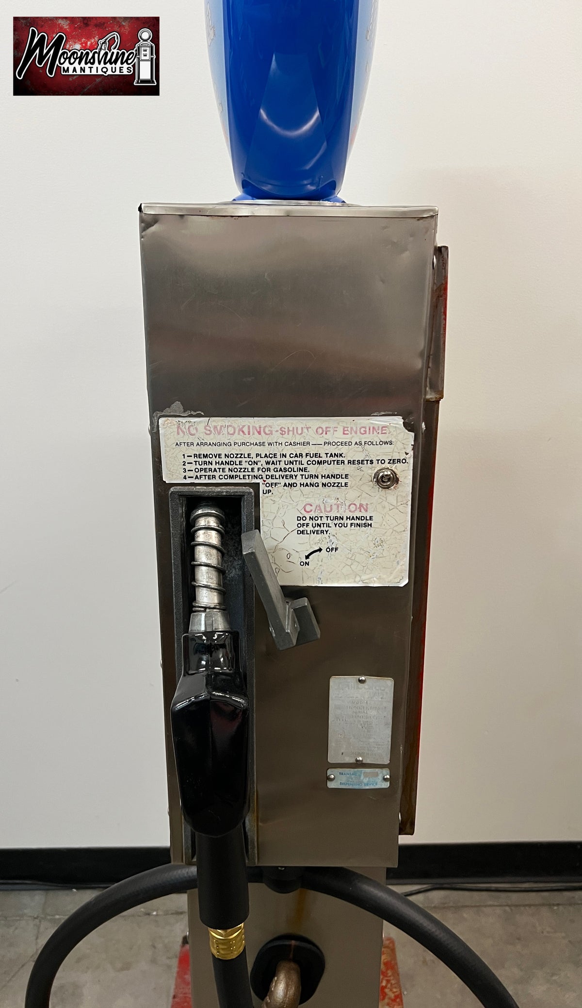 Rustoration 1960’s TEXACO MARINE Gilbarco Gas Pump w/ Shelves - Free Shipping!