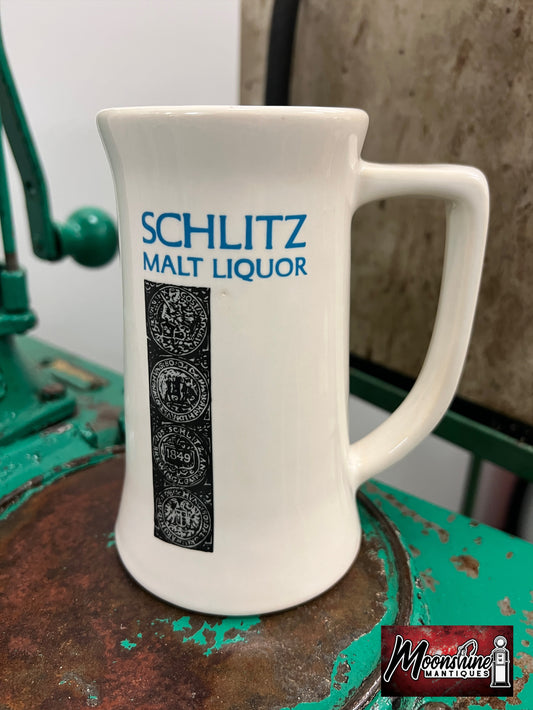 Vtg. 1970's SCHLITZ Malt Liquor McCoy Beer Stein - Free Shipping!