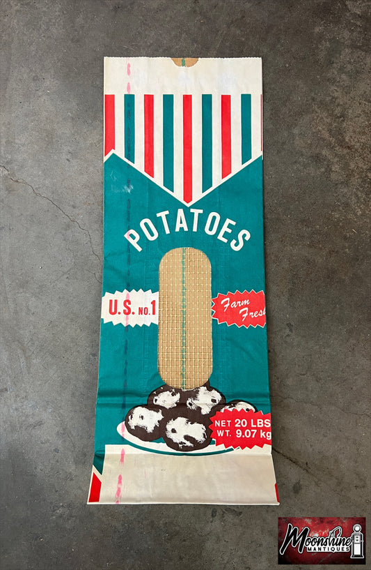 Vtg. Farm Fresh Potatoes Bag - Free Shipping!