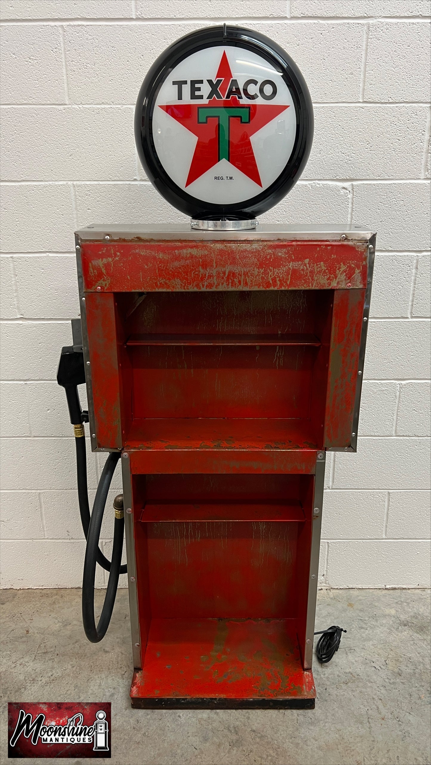 Rustoration 1960’s TEXACO Gilbarco Gas Pump w/ Shelves - Mancave Decor - Free Shipping!