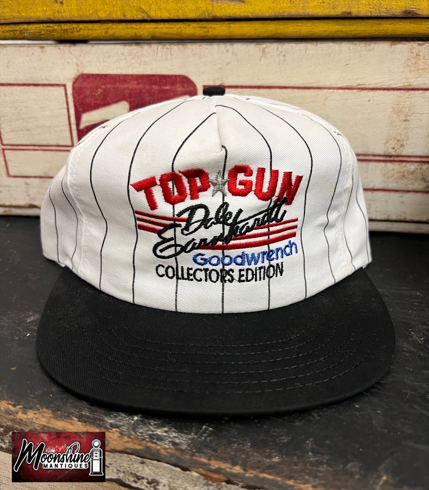 Vtg. 1989 Dale Earnhardt Top Gun Goodwrench Collector Nascar Hat - Free Shipping!