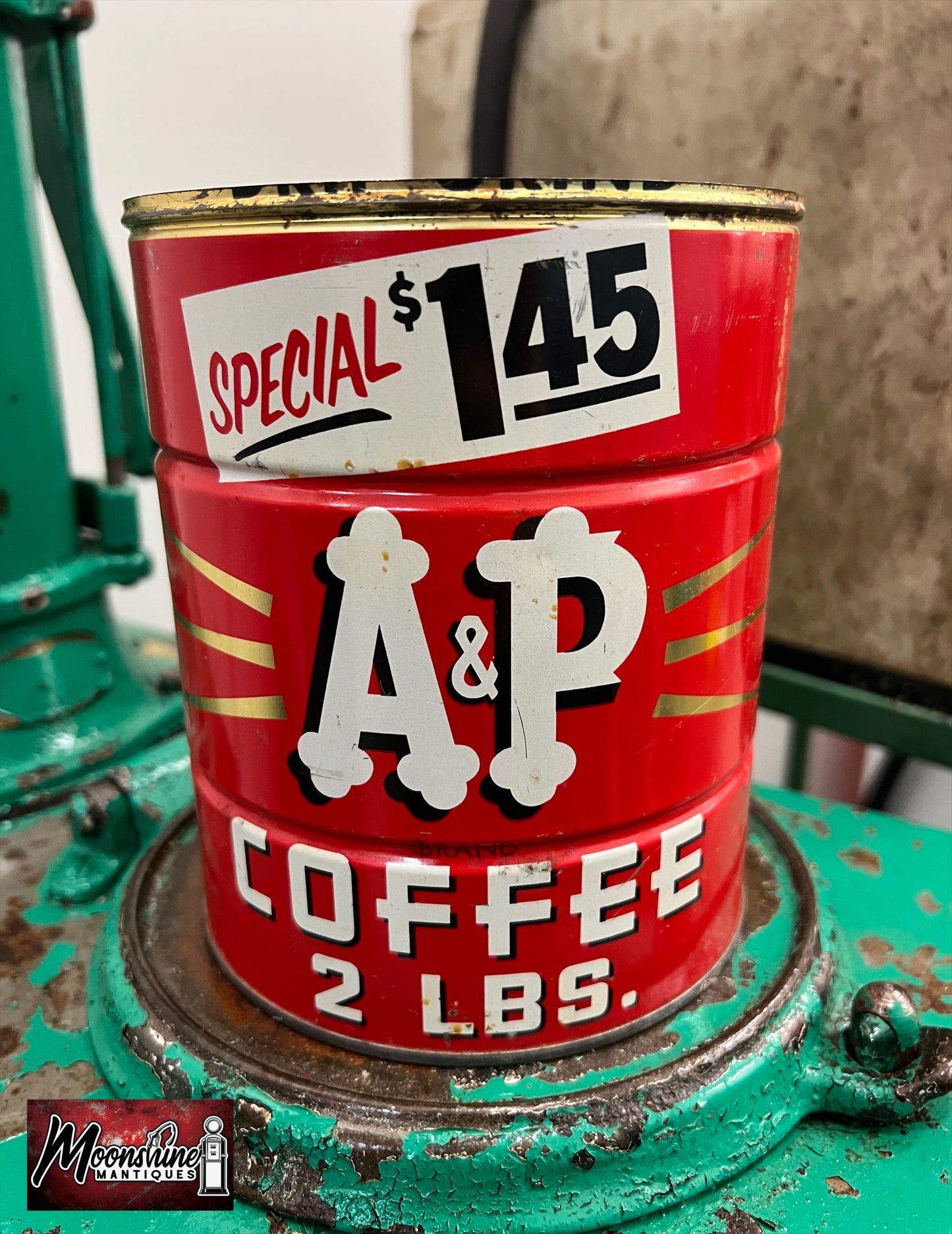 Vtg. A&P Coffee Tin Can - Free Shipping!