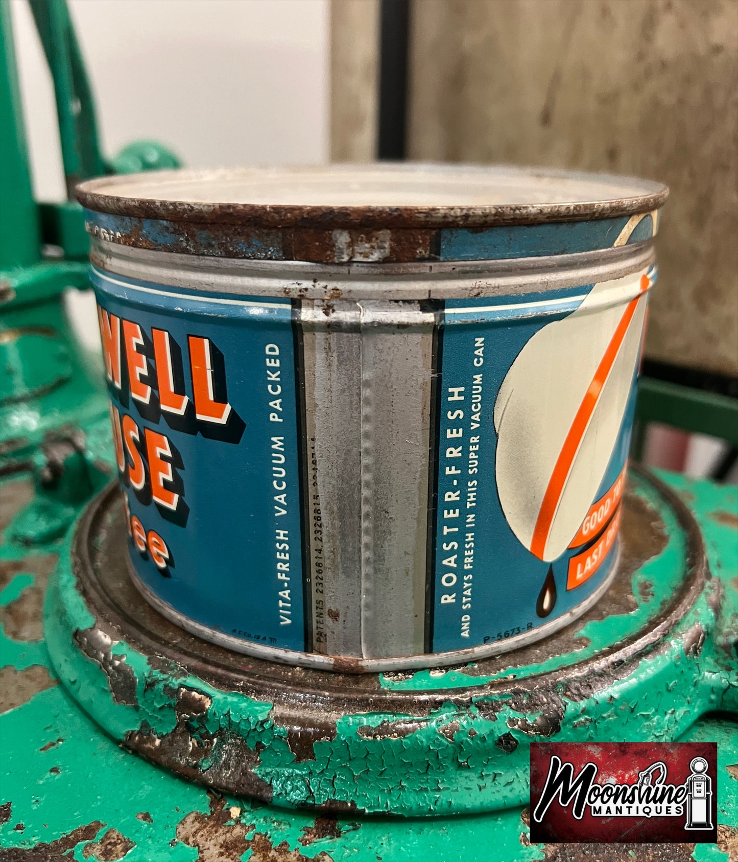 Vtg. MAXWELL HOUSE Coffee Tin Can - Free Shipping!