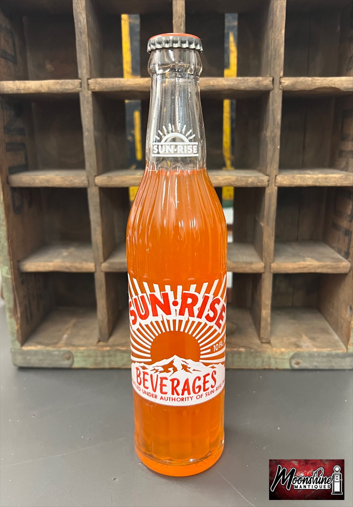 Vtg. 1950's SUNRISE Soda Bottle 10oz. - Free Shipping!