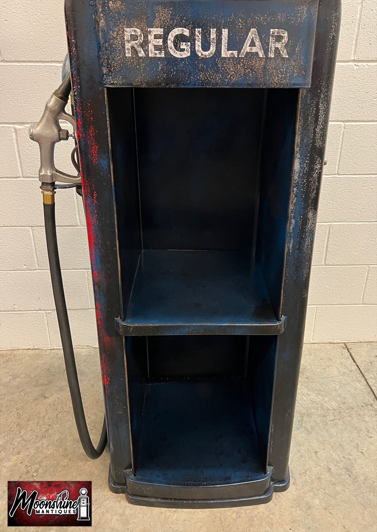 Rustoration 1950’s STANDARD GASOLINE Tokheim Gas Pump w/ Shelves - Mancave Decor - Free Shipping!