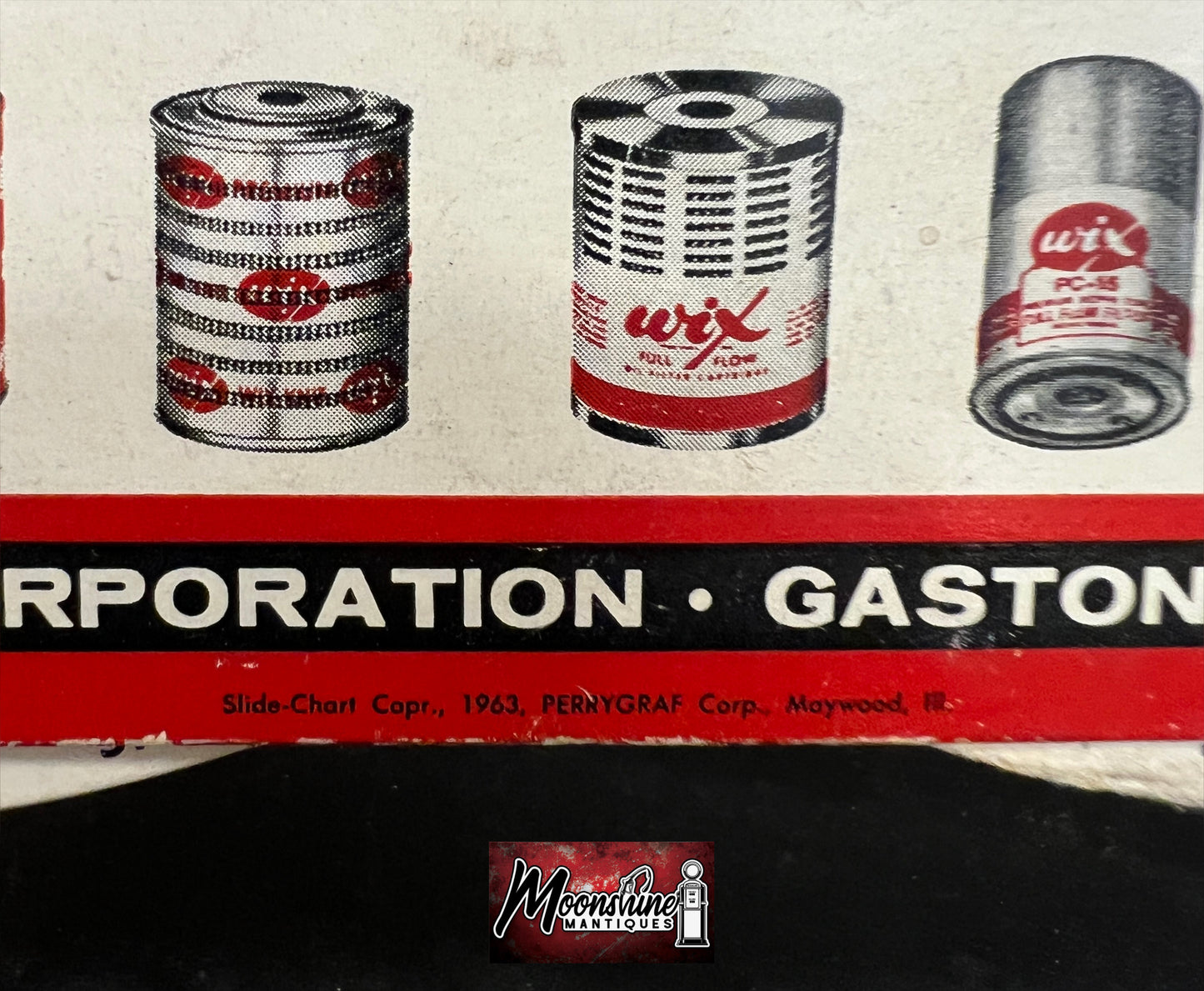 Vtg. 1960's WIX FILTERS Dial-O-Matic Cartridge Selector - Gastonia, NC - Free Shipping!